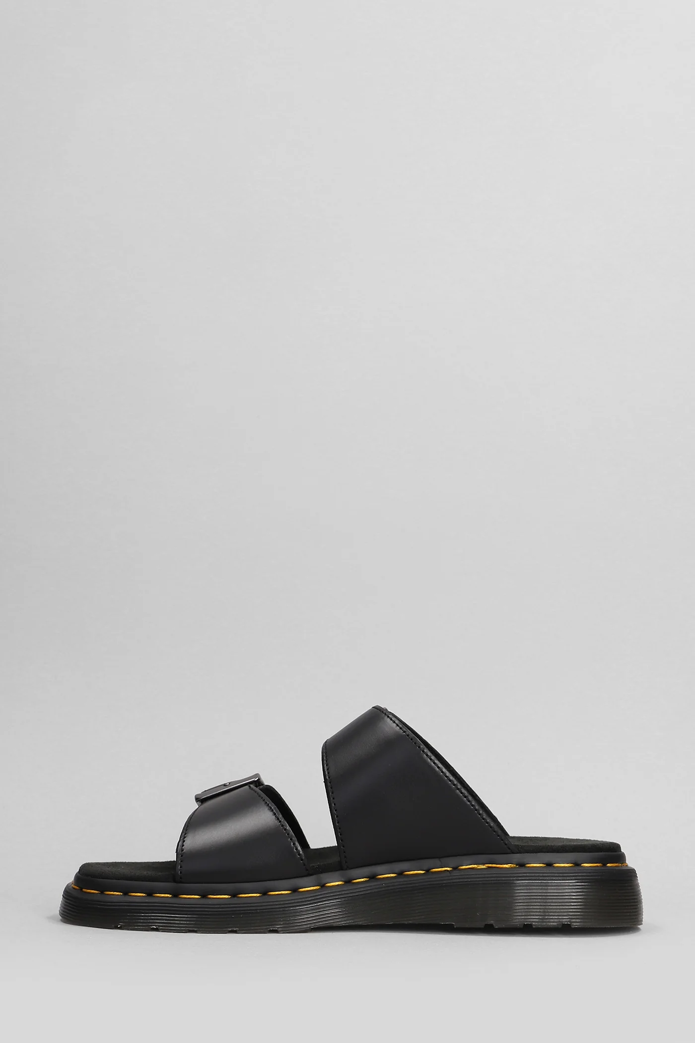 Josef Flats in black leather - Image 3