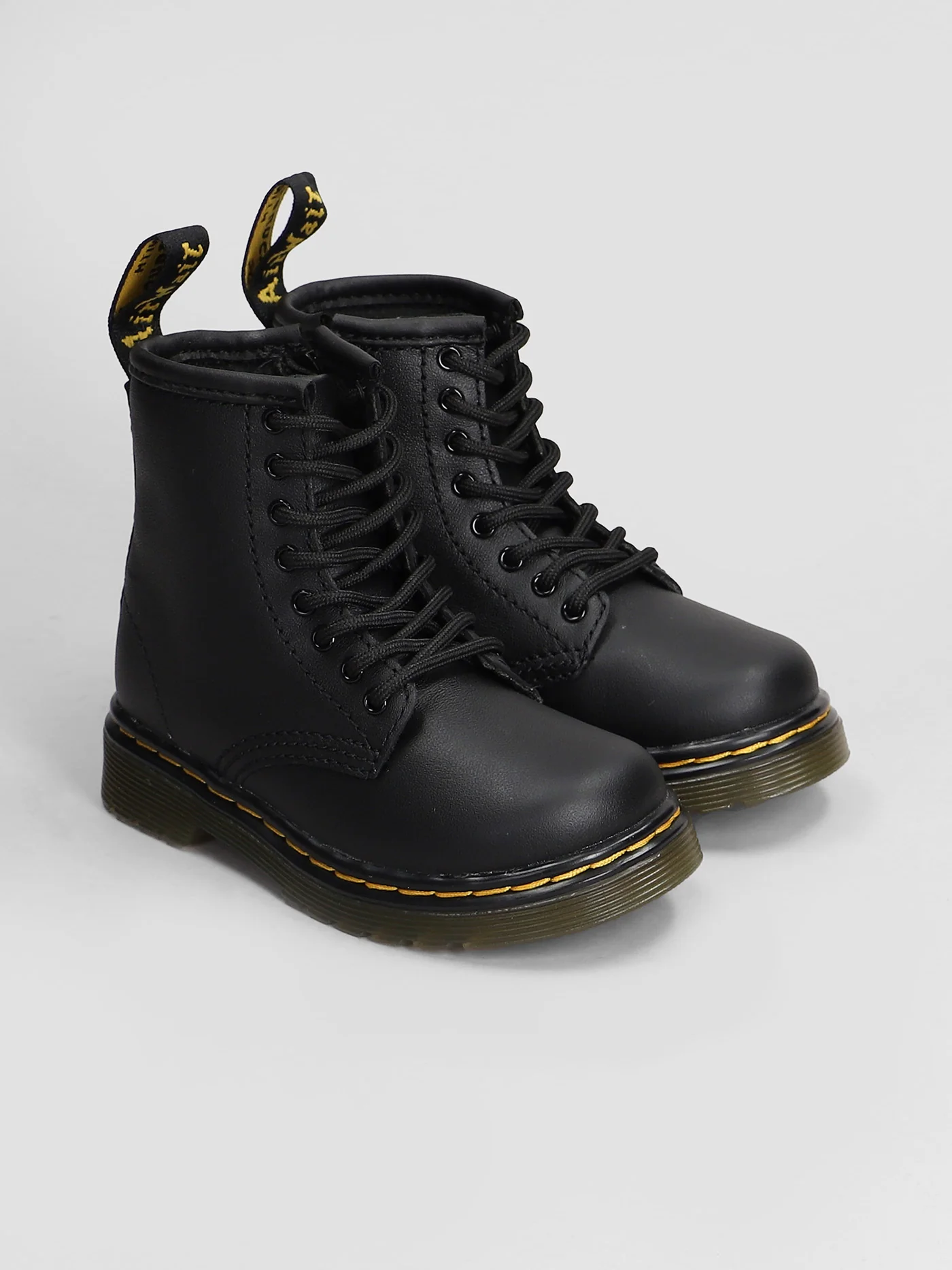 1460 T Combat boots in black leather - Image 2