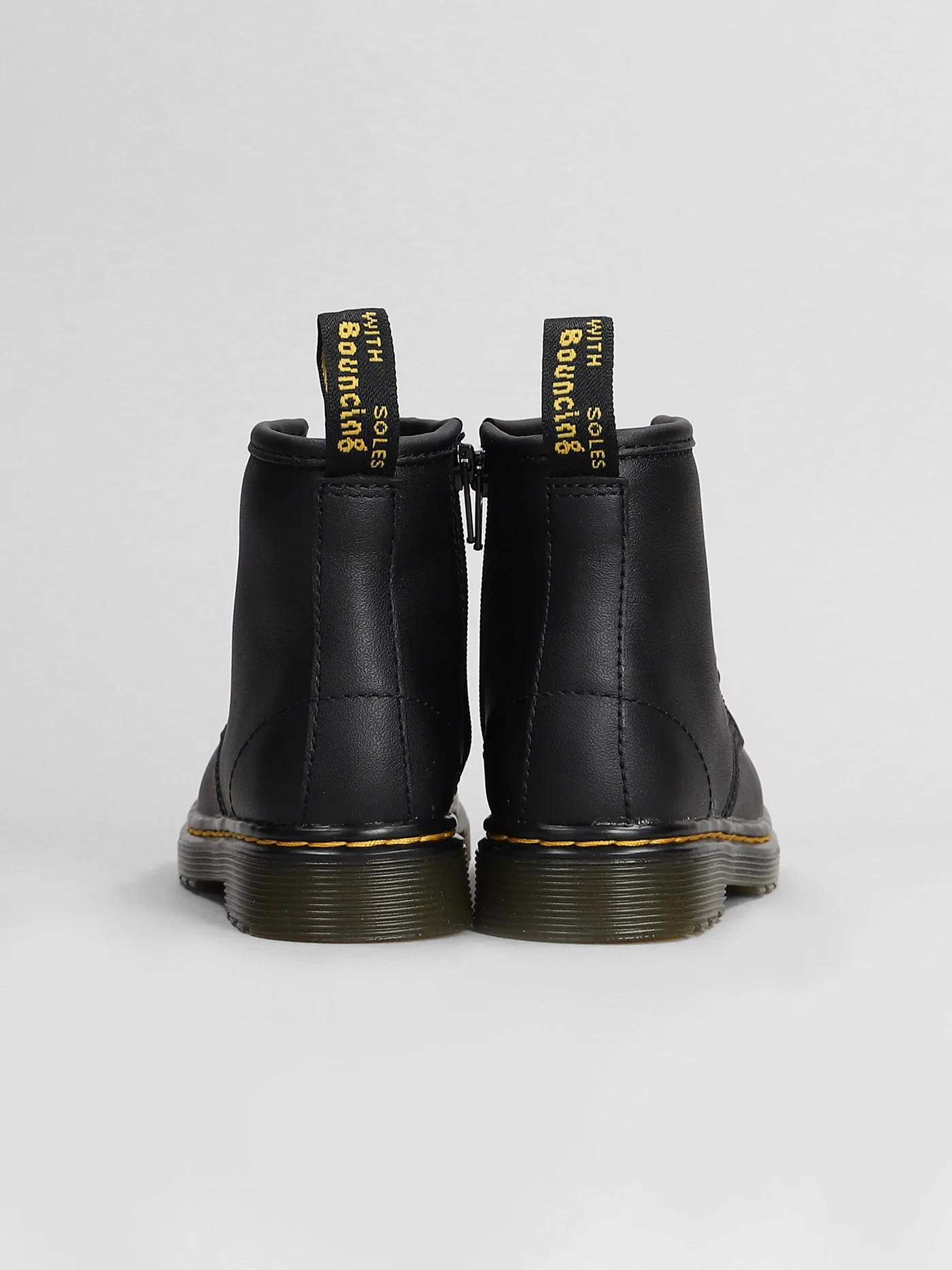 1460 T Combat boots in black leather - Image 4