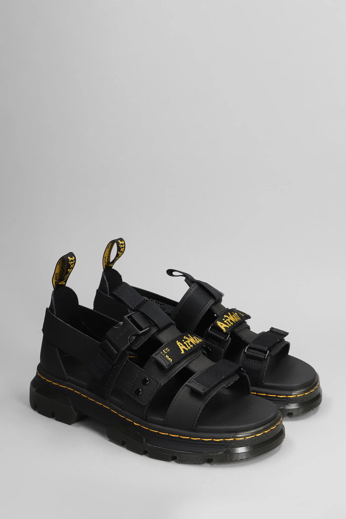 Pearson Flats in black leather - Image 2