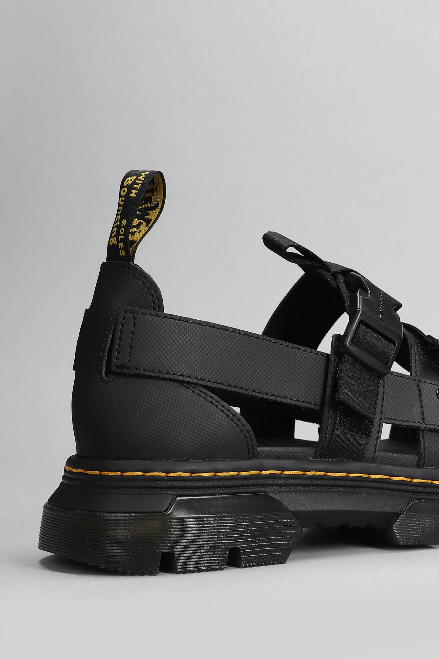 Pearson Flats in black leather - Image 5