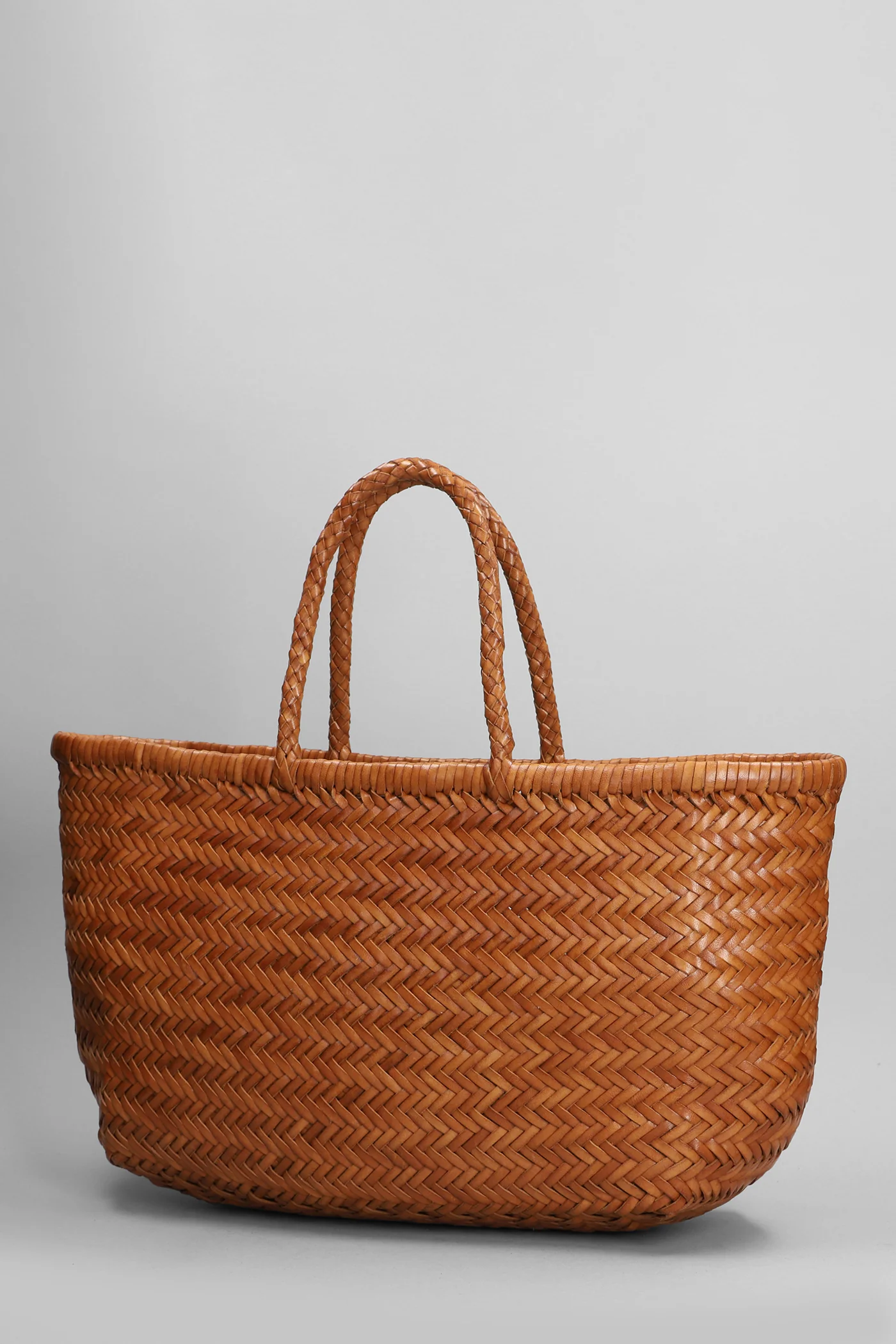 Bamboo Triple Jump Tote in leather color leather - Image 2