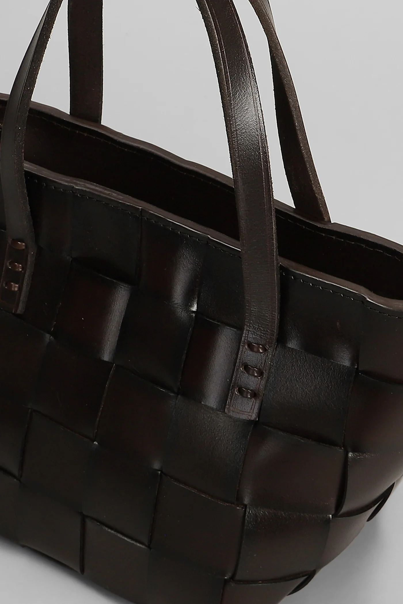 Japan Mini Shoulder bag in brown leather - Image 4