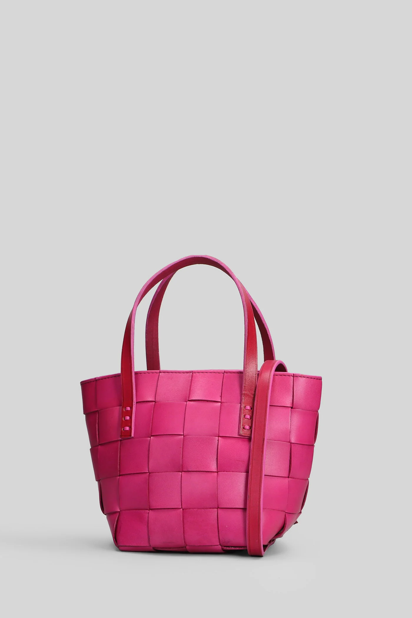 Japan Mini Shoulder bag in fuxia leather - Image 2