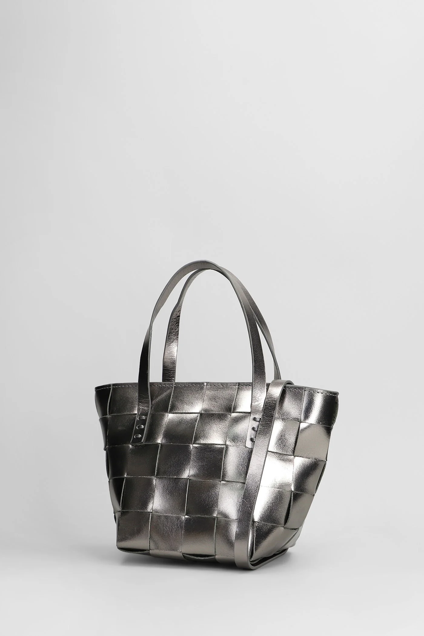 Japan Mini Shoulder bag in Gunmetal leather - Image 2