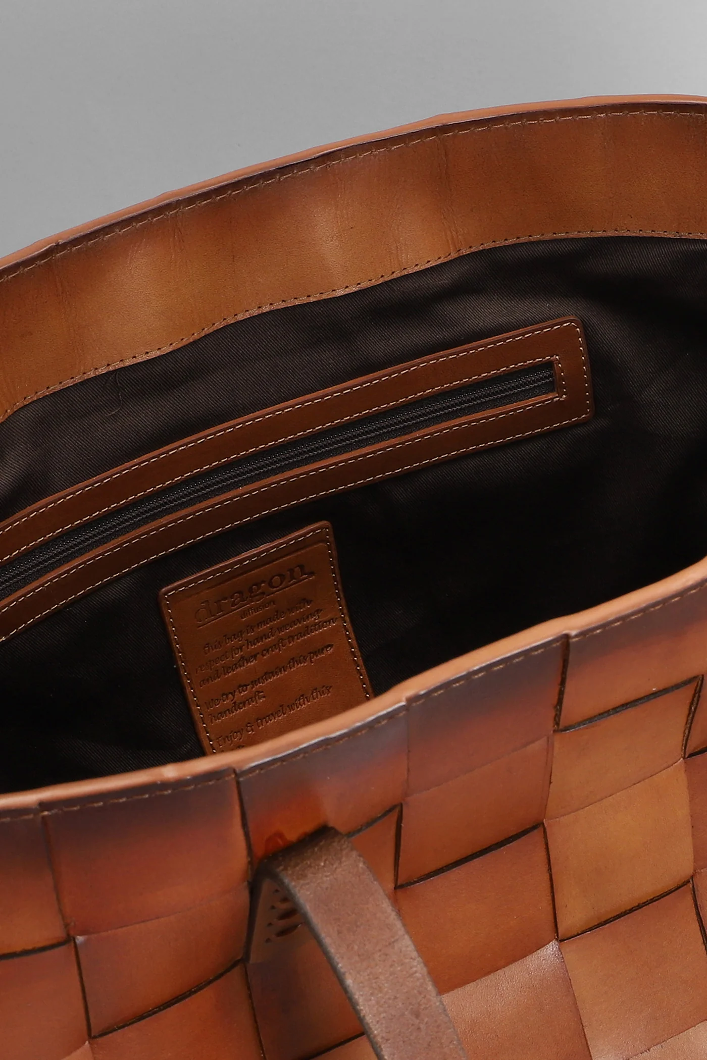 Japan Tote Tote in leather color leather - Image 4