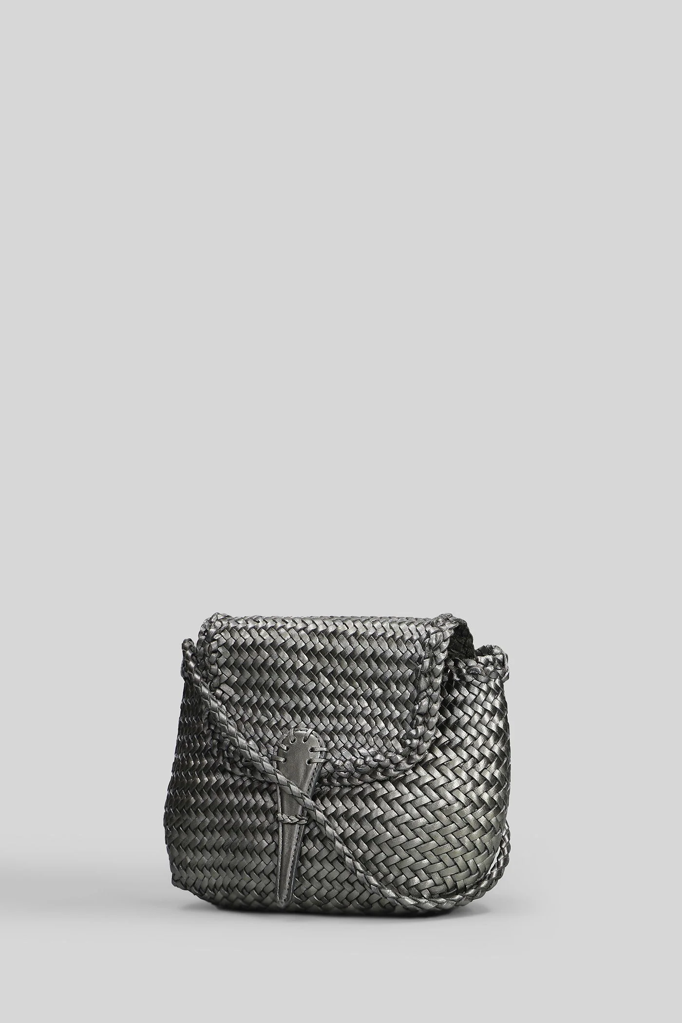 Mini City Bag Shoulder bag in Gunmetal leather - Image 2