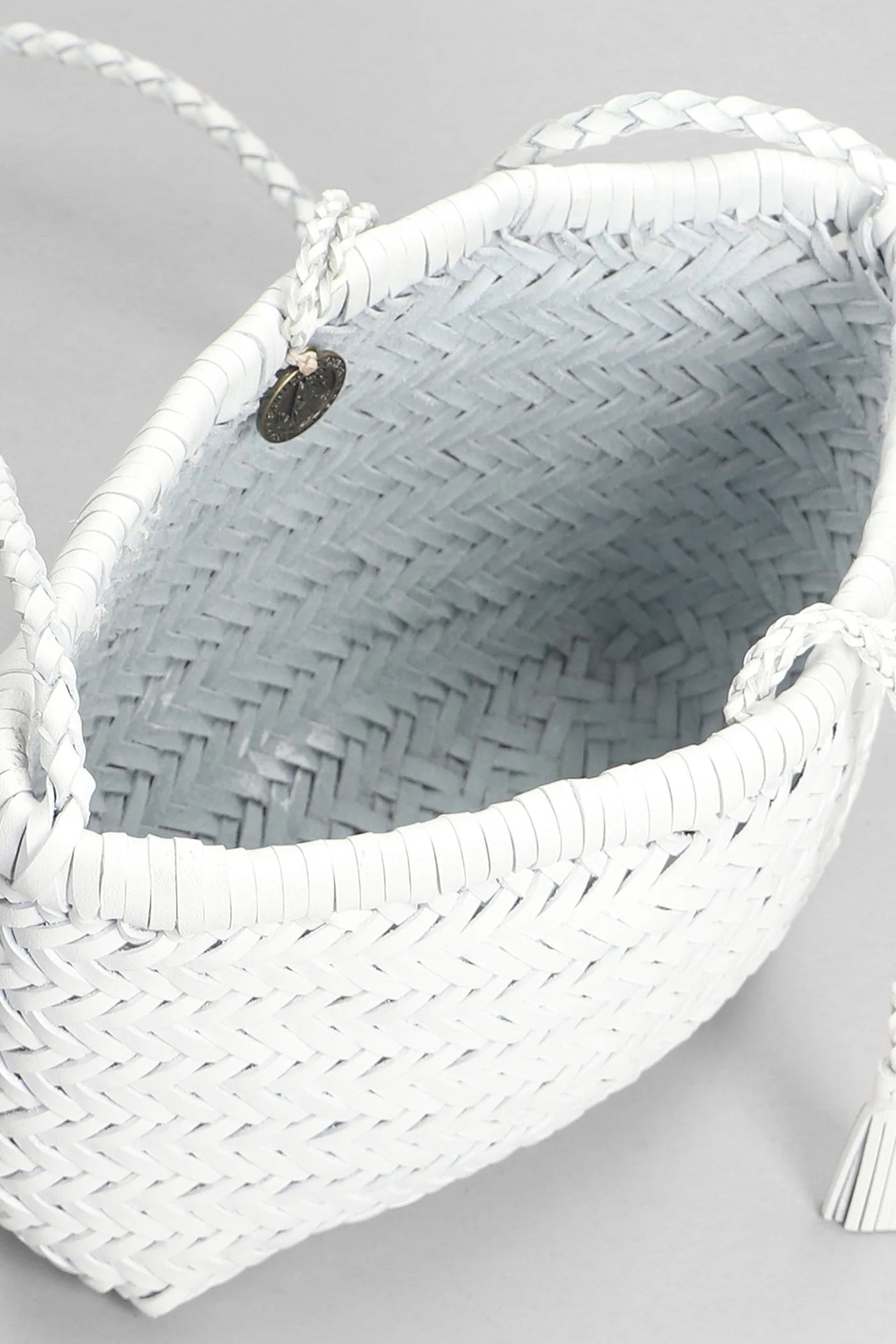 Minsu Shoulder bag in white leather - Image 4