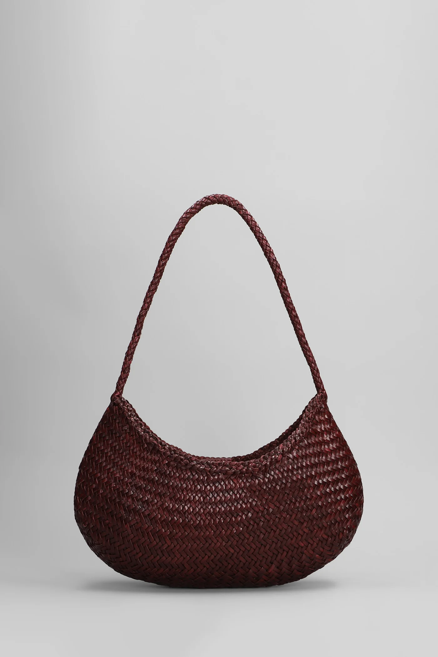 Nova Luna Hand bag in bordeaux leather