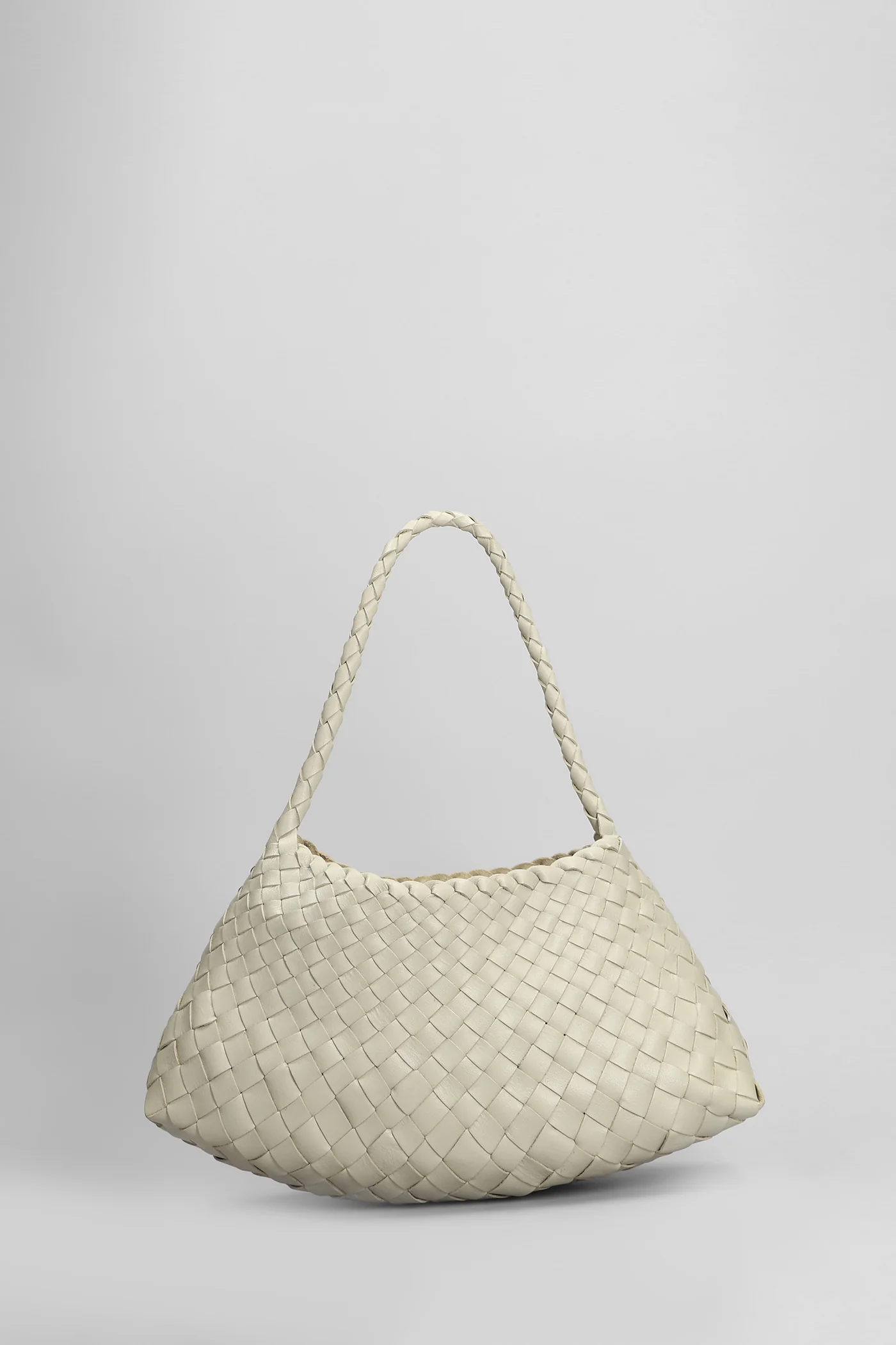 Rosanna Mini Hand bag in beige leather - Image 3