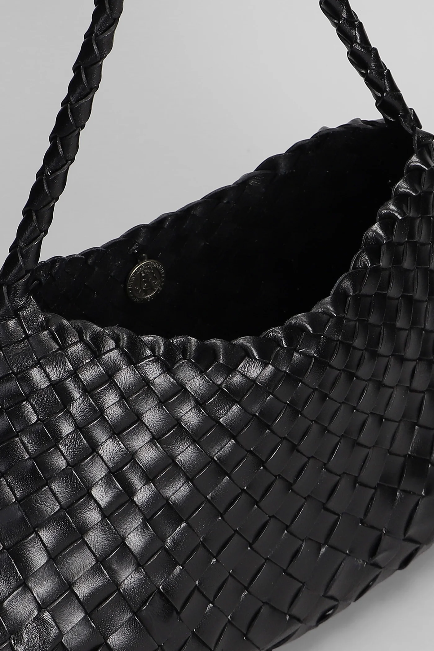Rosanna Mini Hand bag in black leather - Image 4