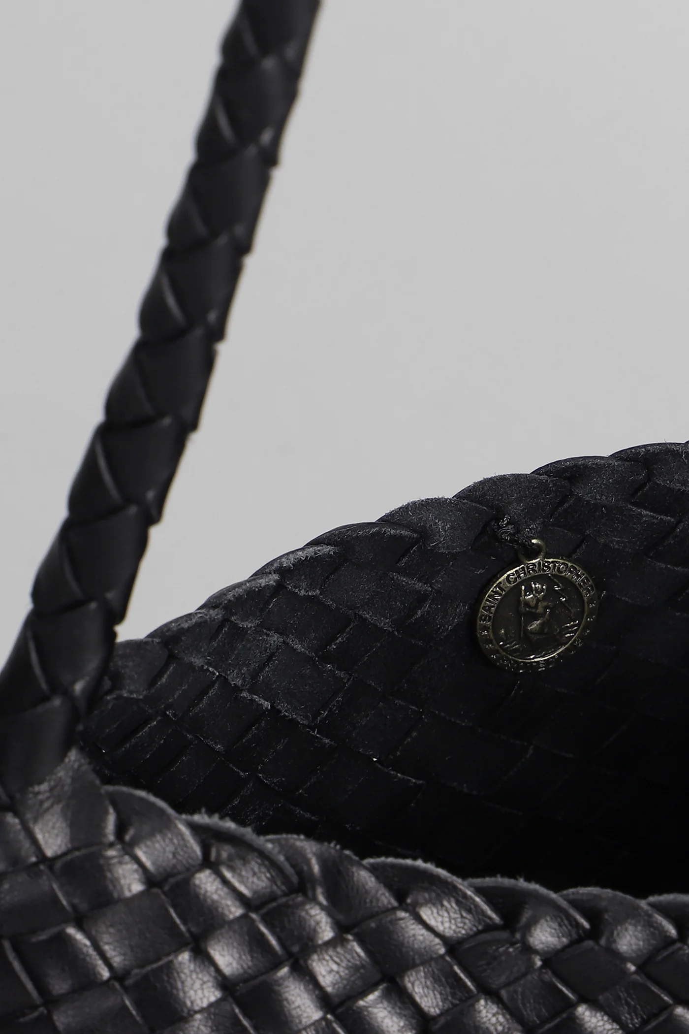 Rosanna Mini Hand bag in black leather - Image 4