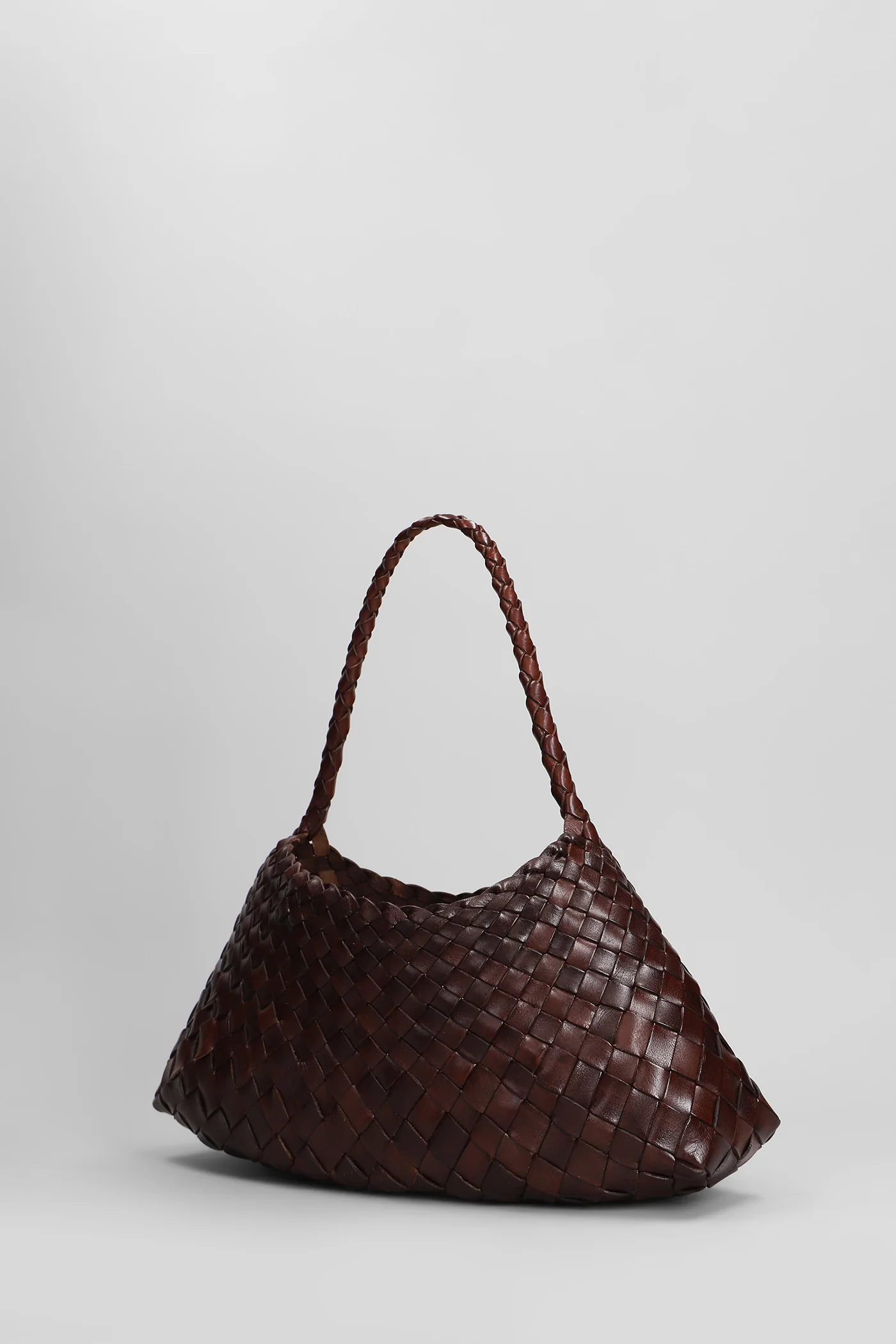 Rosanna Mini Hand bag in brown leather - Image 2
