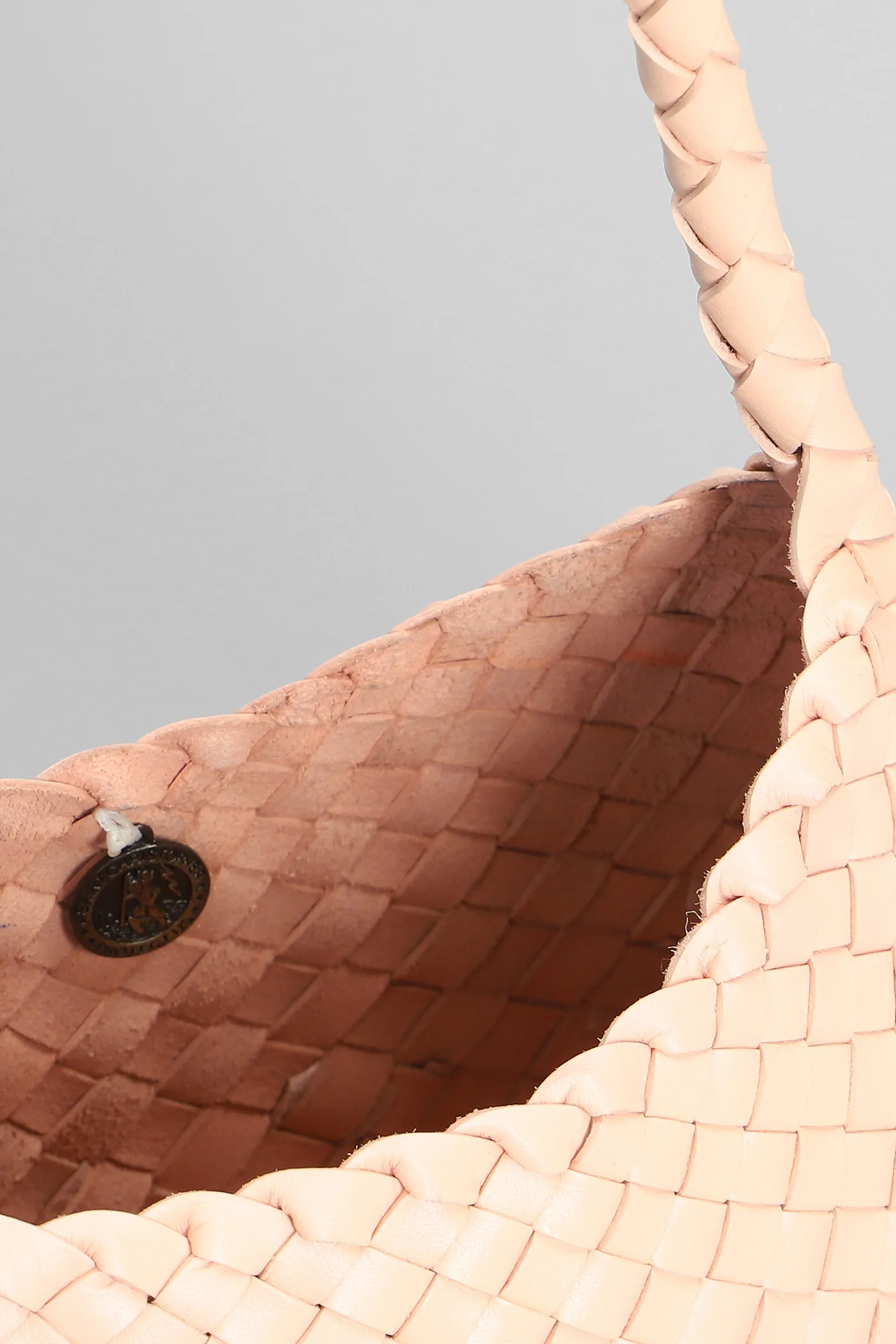 Rosanna Mini Hand bag in rose-pink leather - Image 4