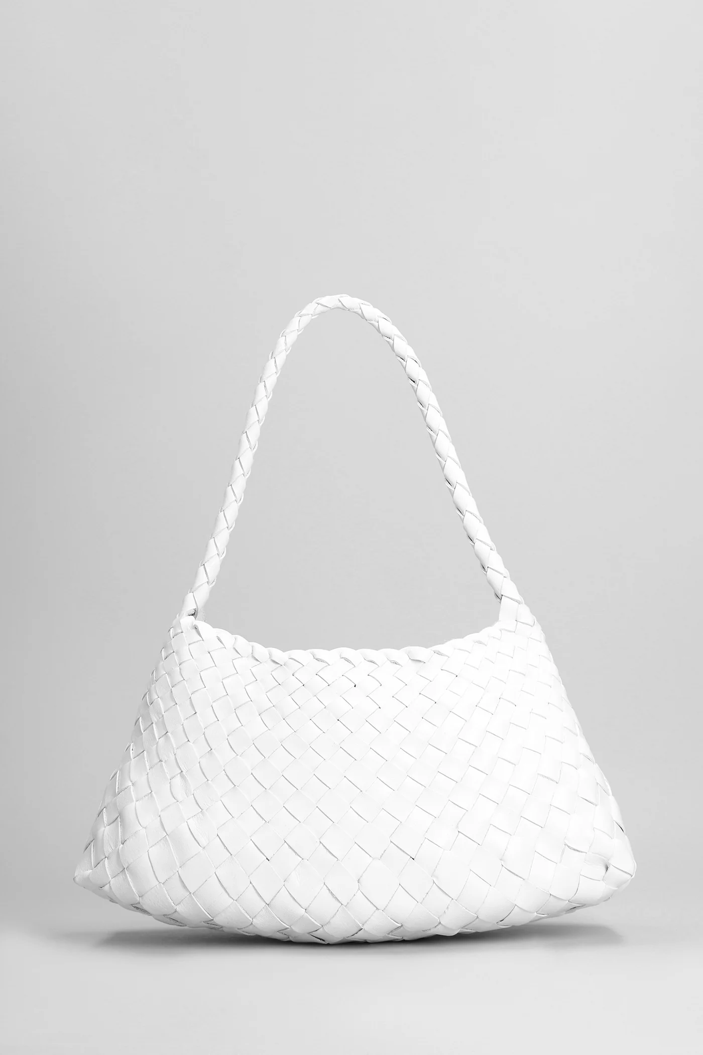 Rosanna Mini Hand bag in white leather - Image 3