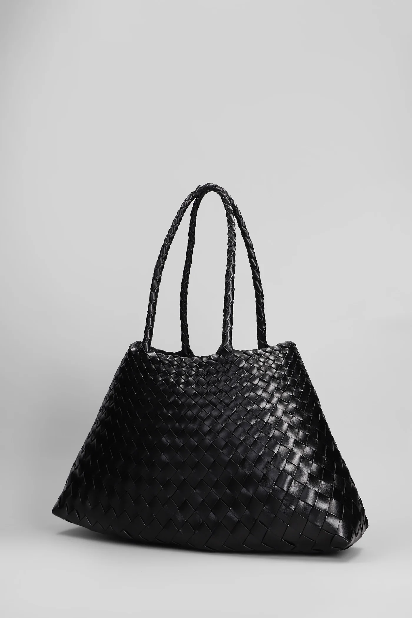 Santa Croce Big Tote in black leather - Image 2