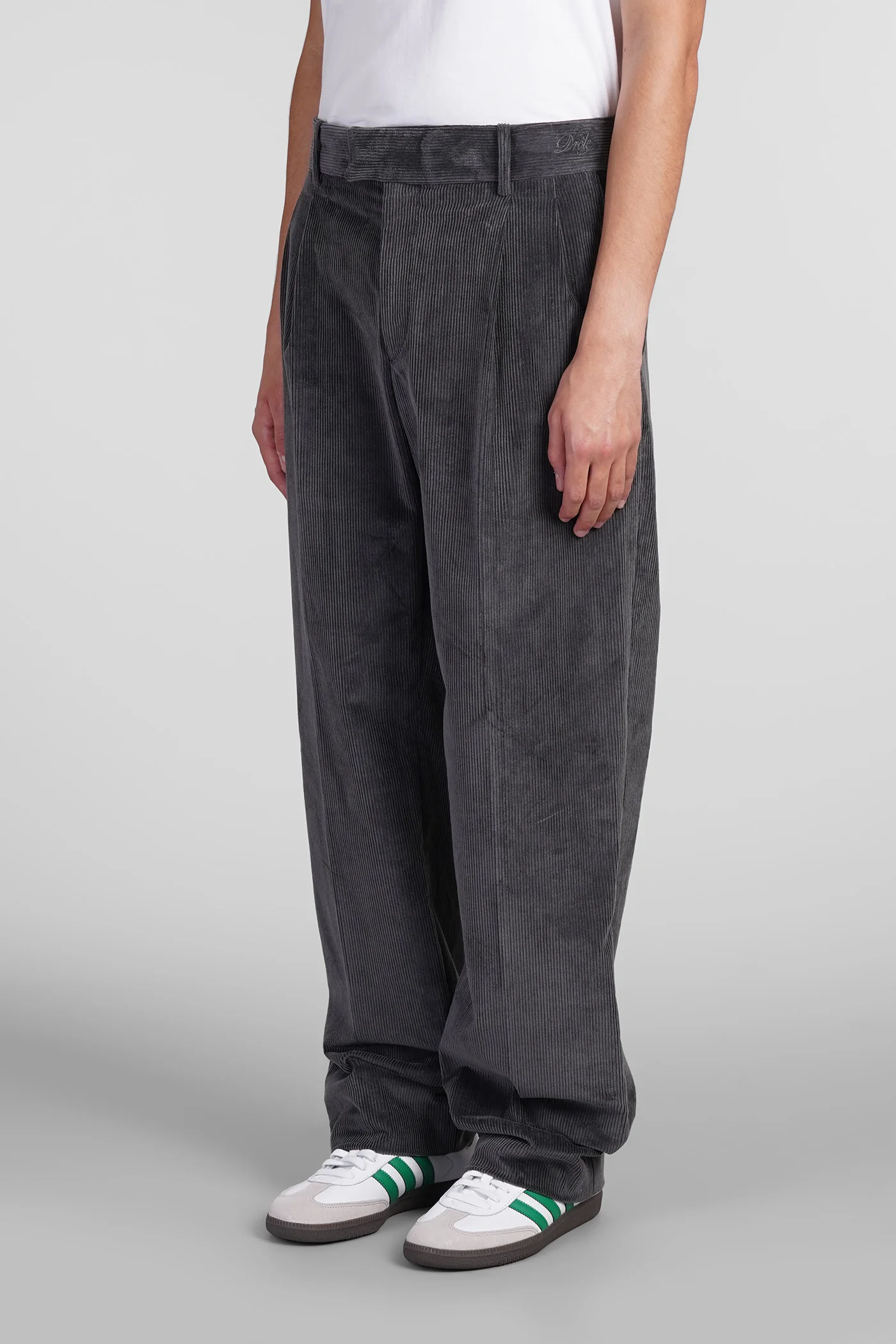 Pants in grey cotton - Image 4