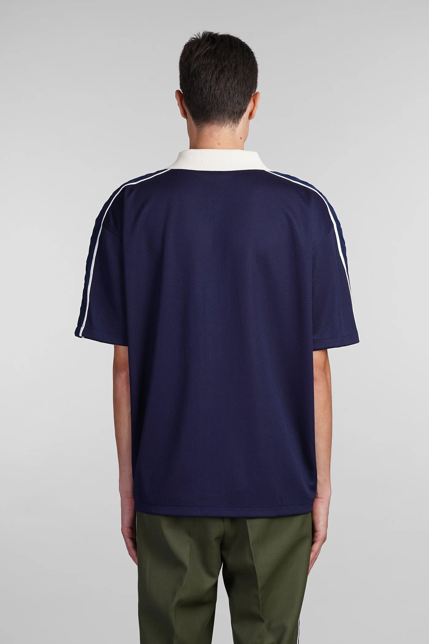 Shirt in blue polyester - Image 3
