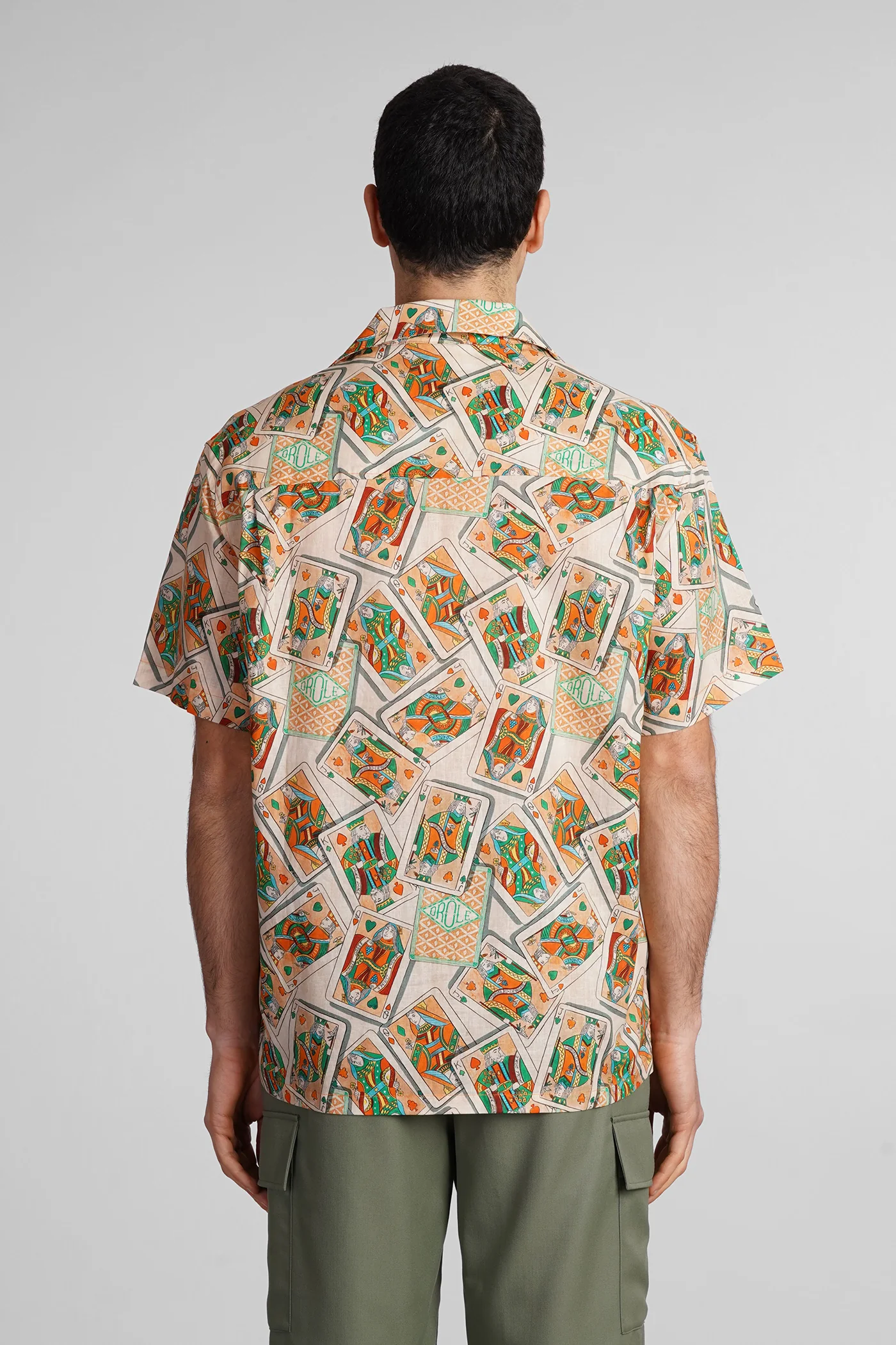 Shirt in multicolor linen - Image 3