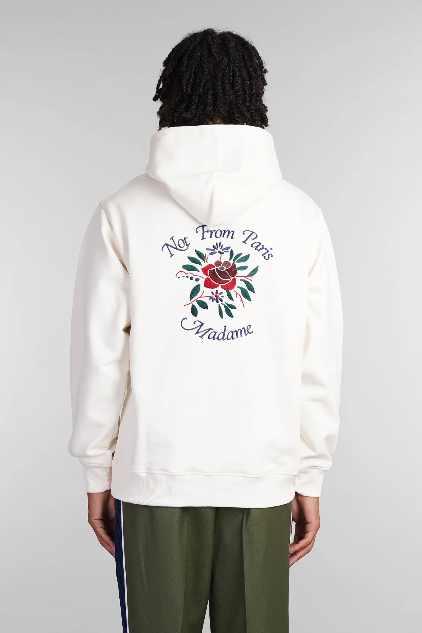 Sweatshirt in beige cotton - Image 3