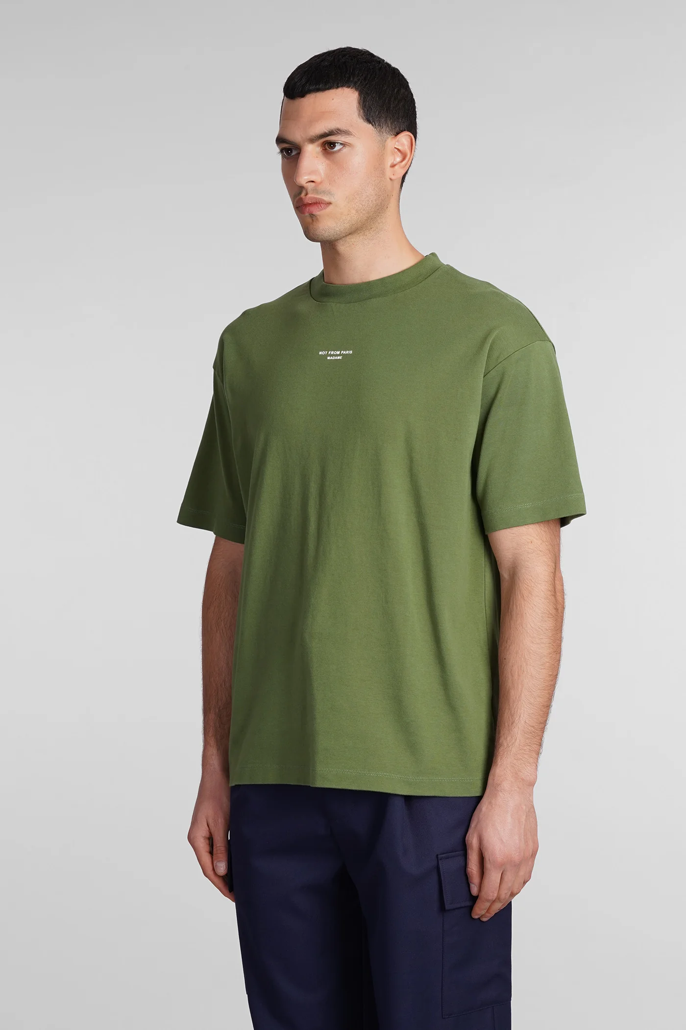 T-Shirt in green cotton - Image 4