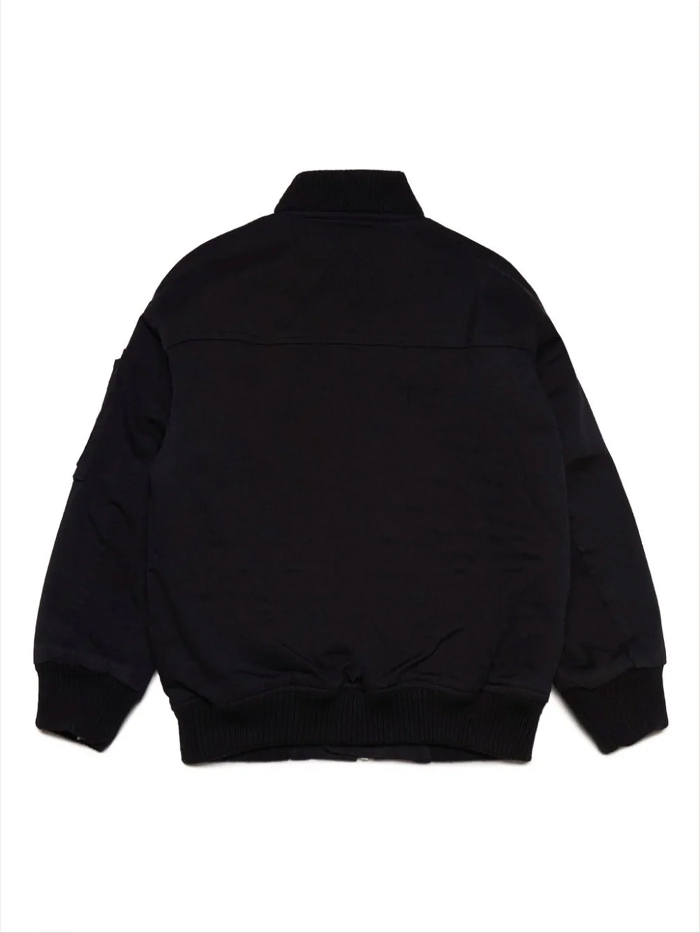 Bomber Jacket in black cotton - Image 2