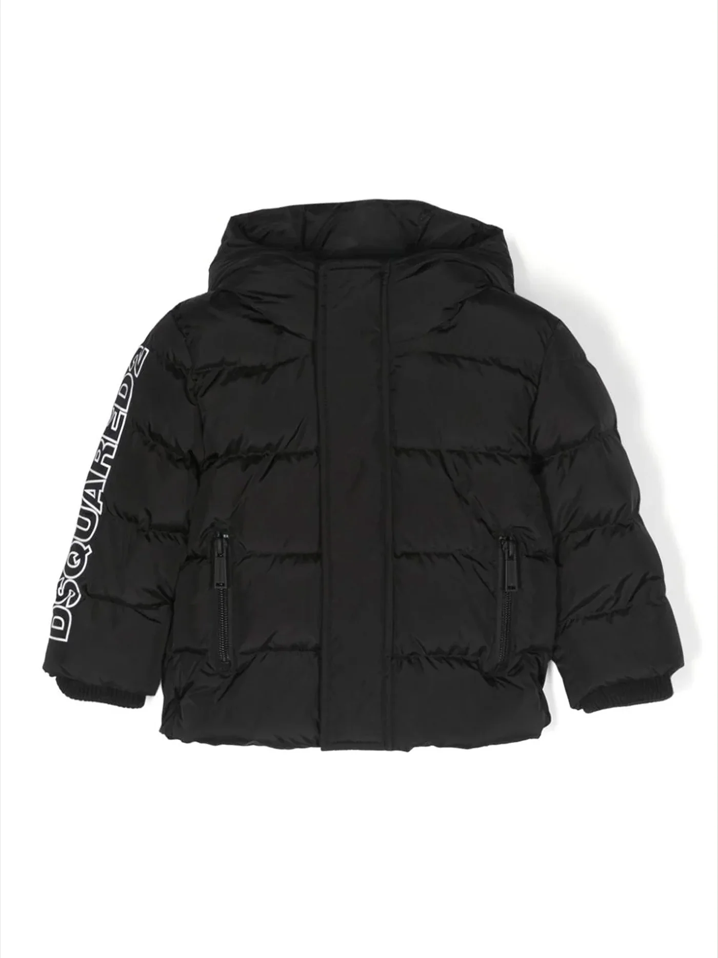 Bomber Jacket in black polyamide