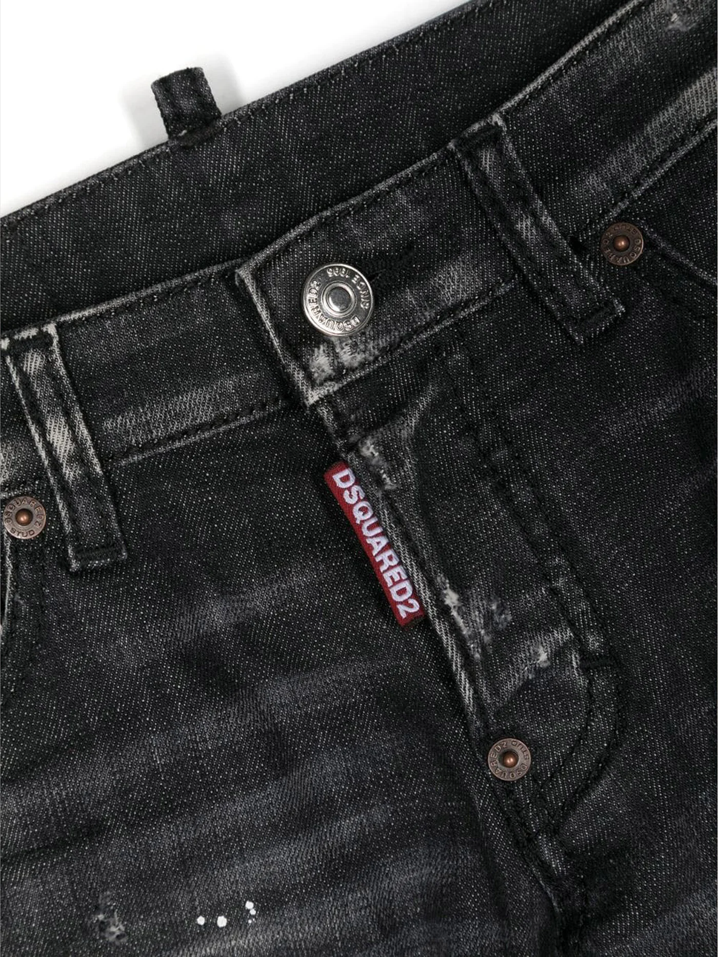 Jeans in black cotton - Image 3