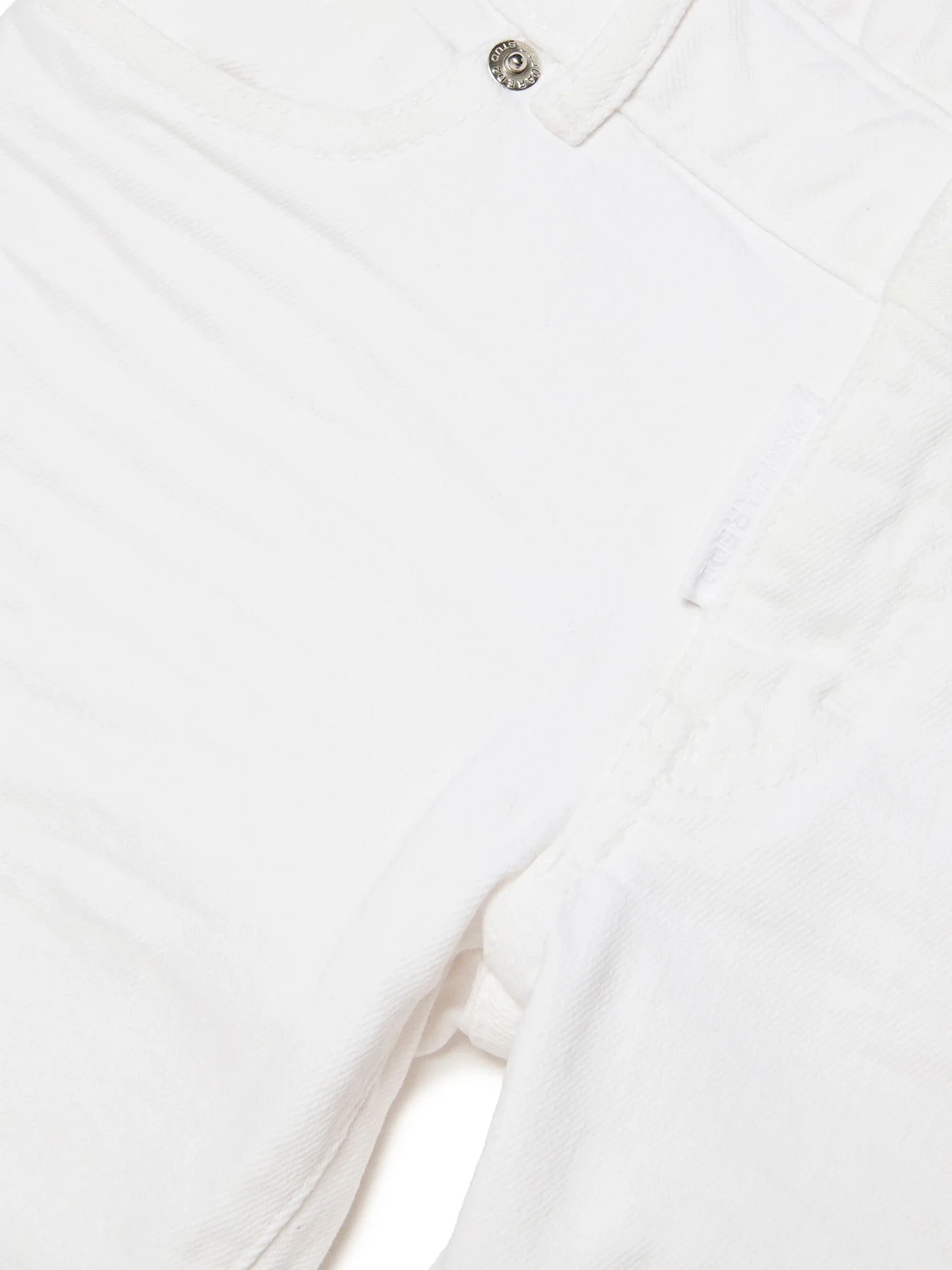 Jeans in white cotton - Image 3