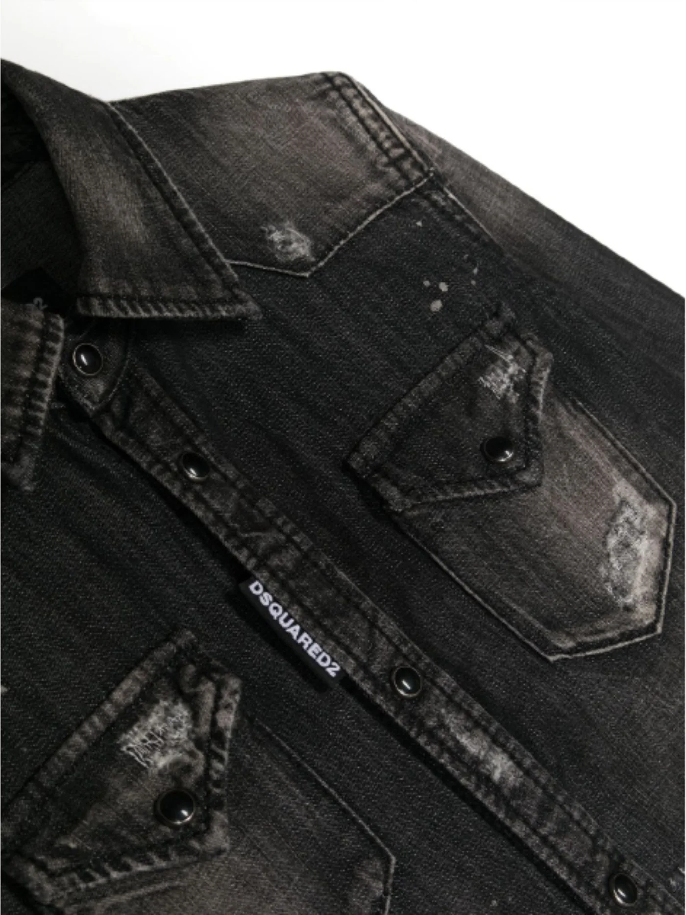 Shirt in grey cotton - Image 3