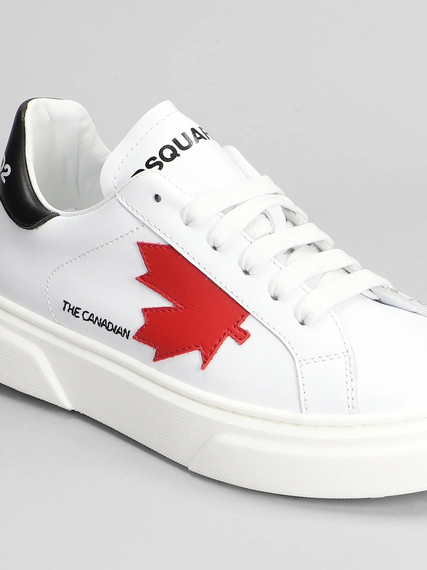 Sneakers in white leather - Image 5