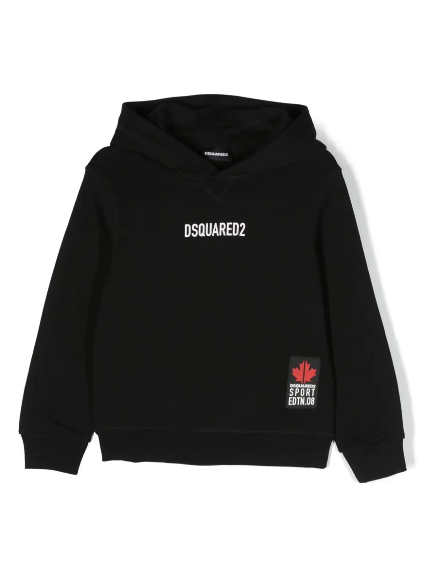 Sweatshirt in black cotton