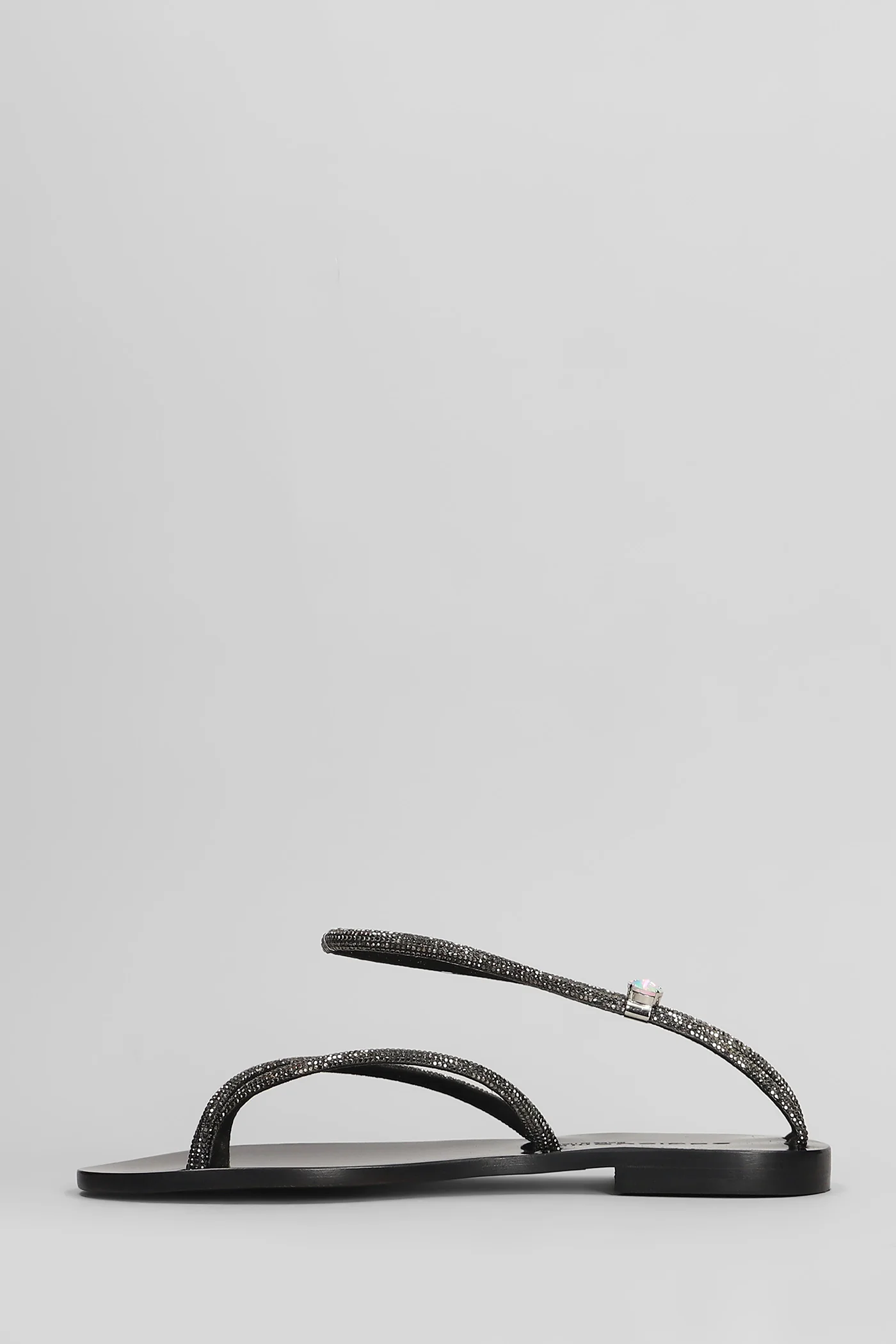 Flats in black leather - Image 3