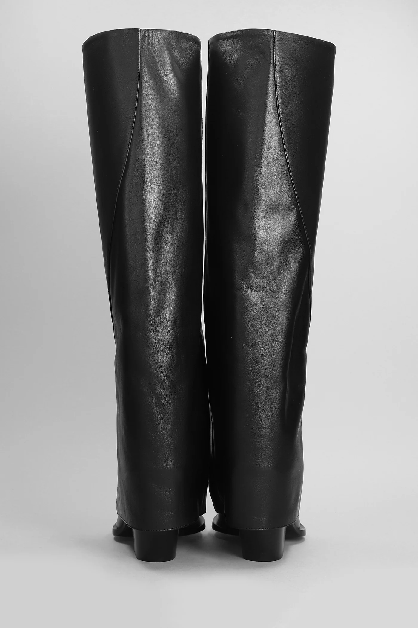 texan boots in black leather - Image 4