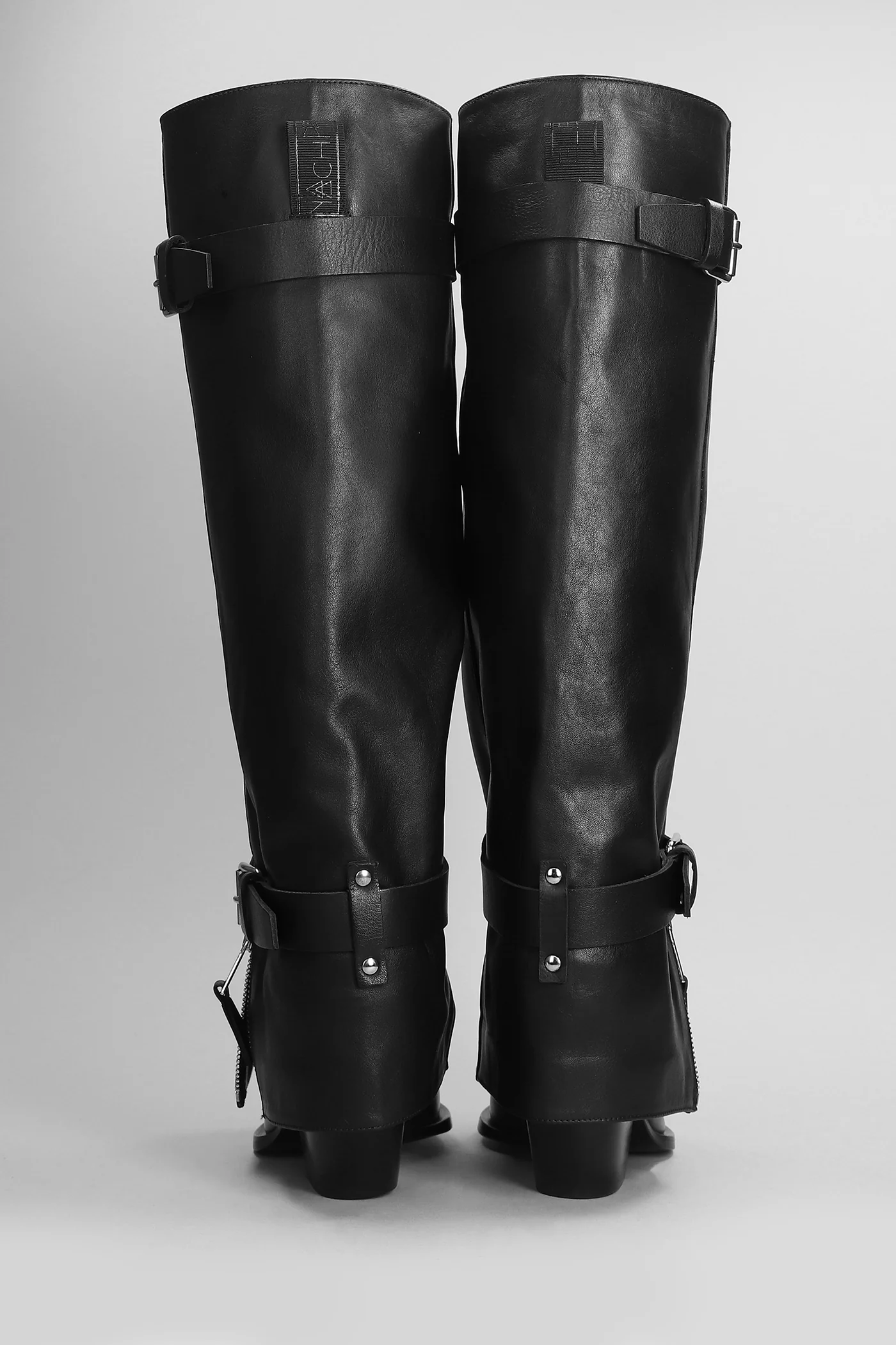 texan boots in black leather - Image 4