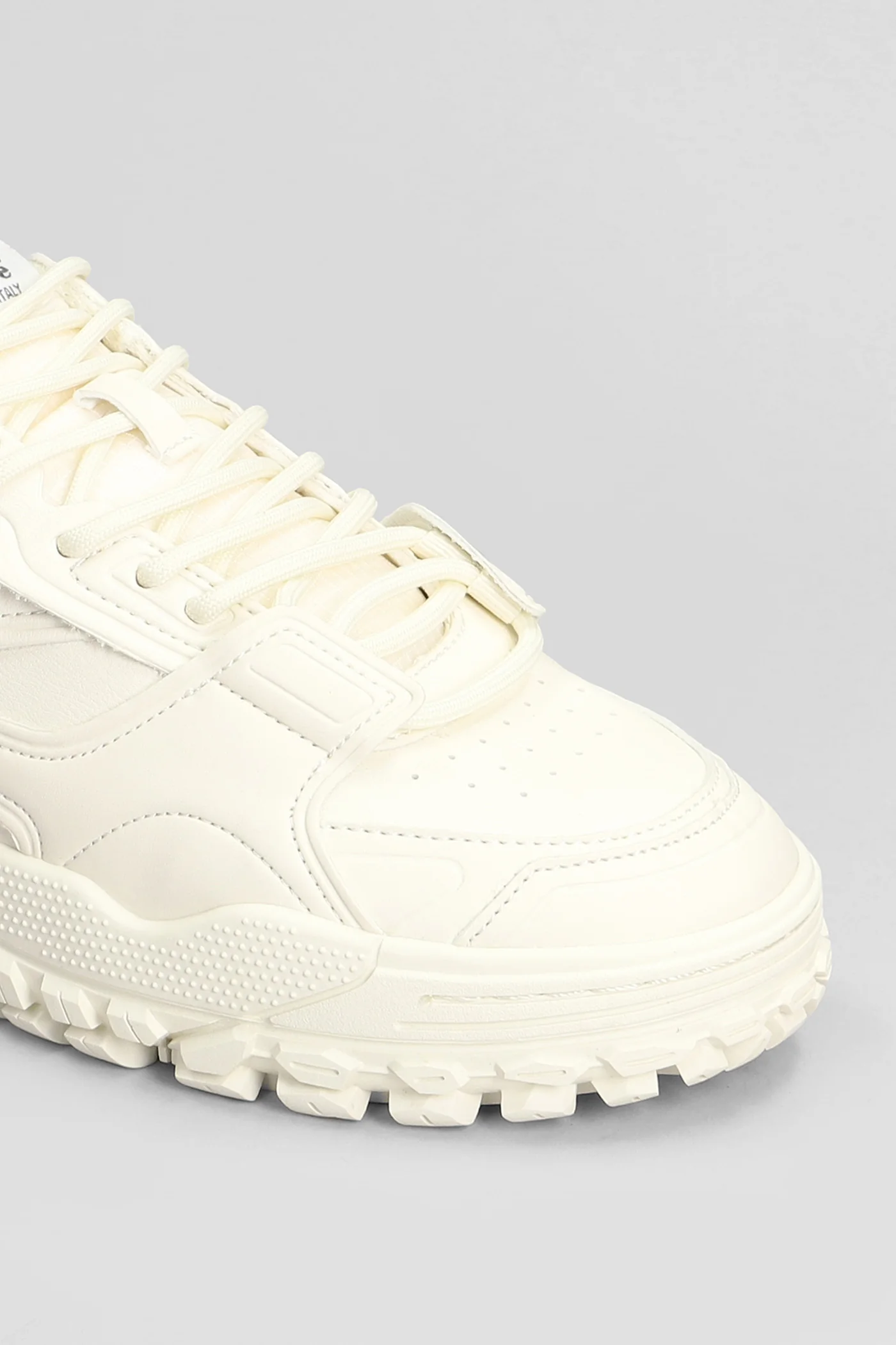 Lsr Pop Sneakers in beige leather - Image 5