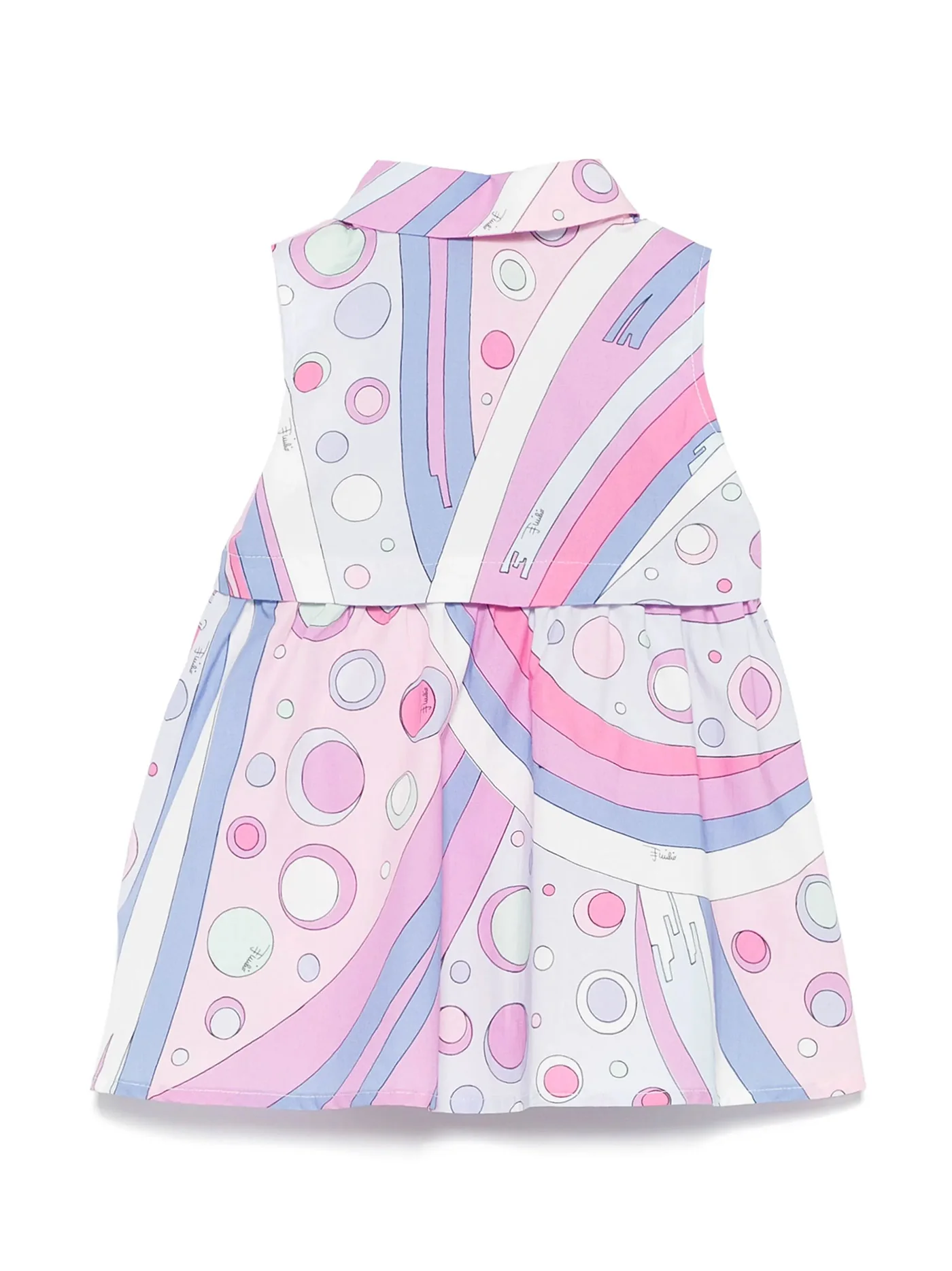 Dress woman  in multicolor cotton - Image 2