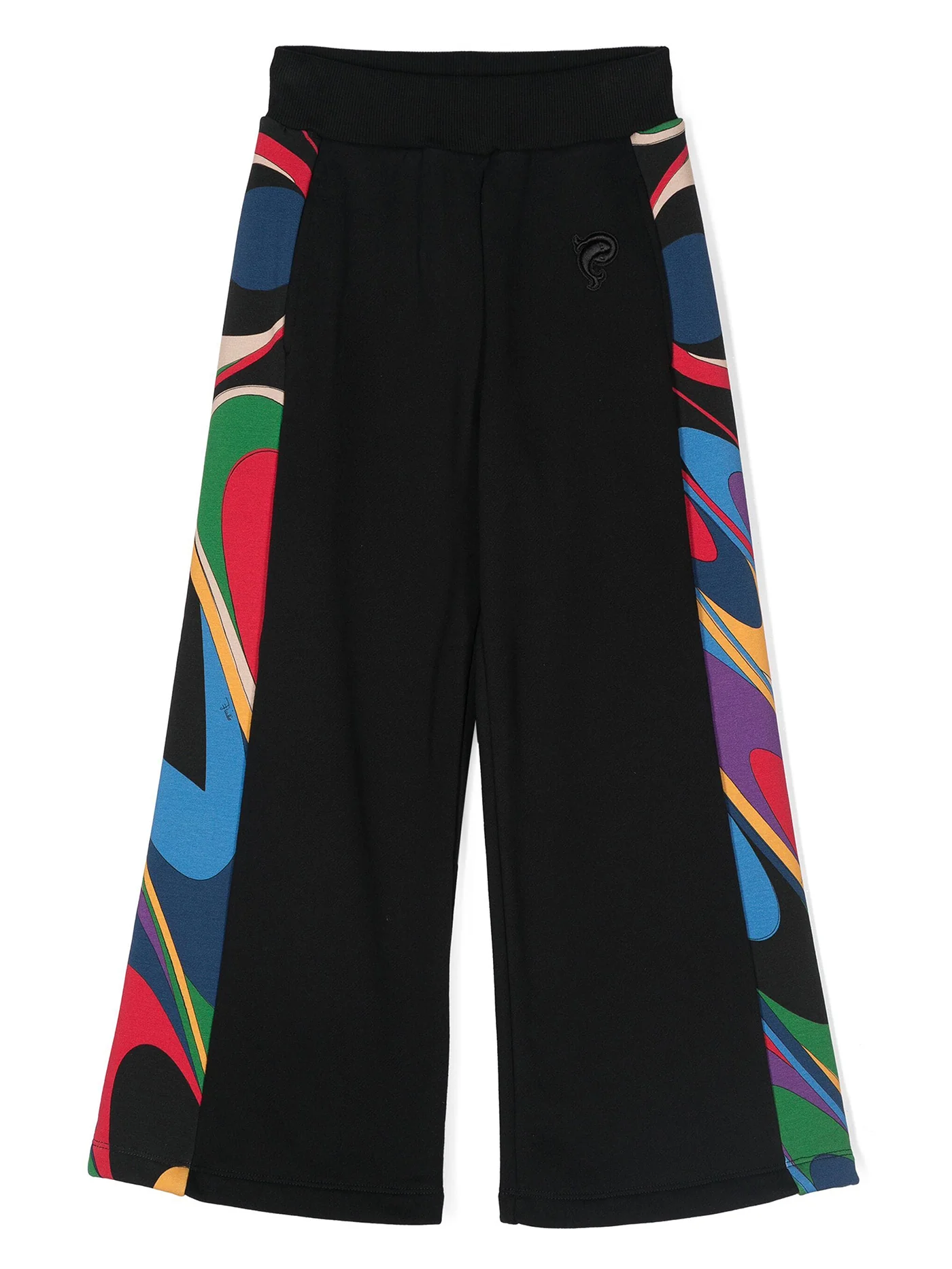 Pants in black cotton