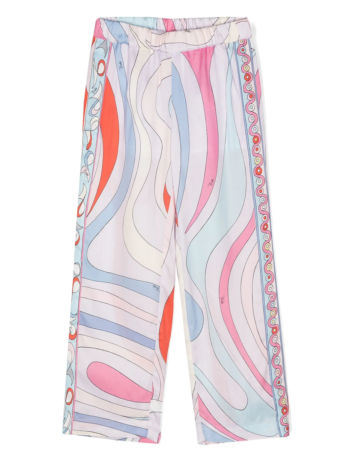 Pants in multicolor viscose