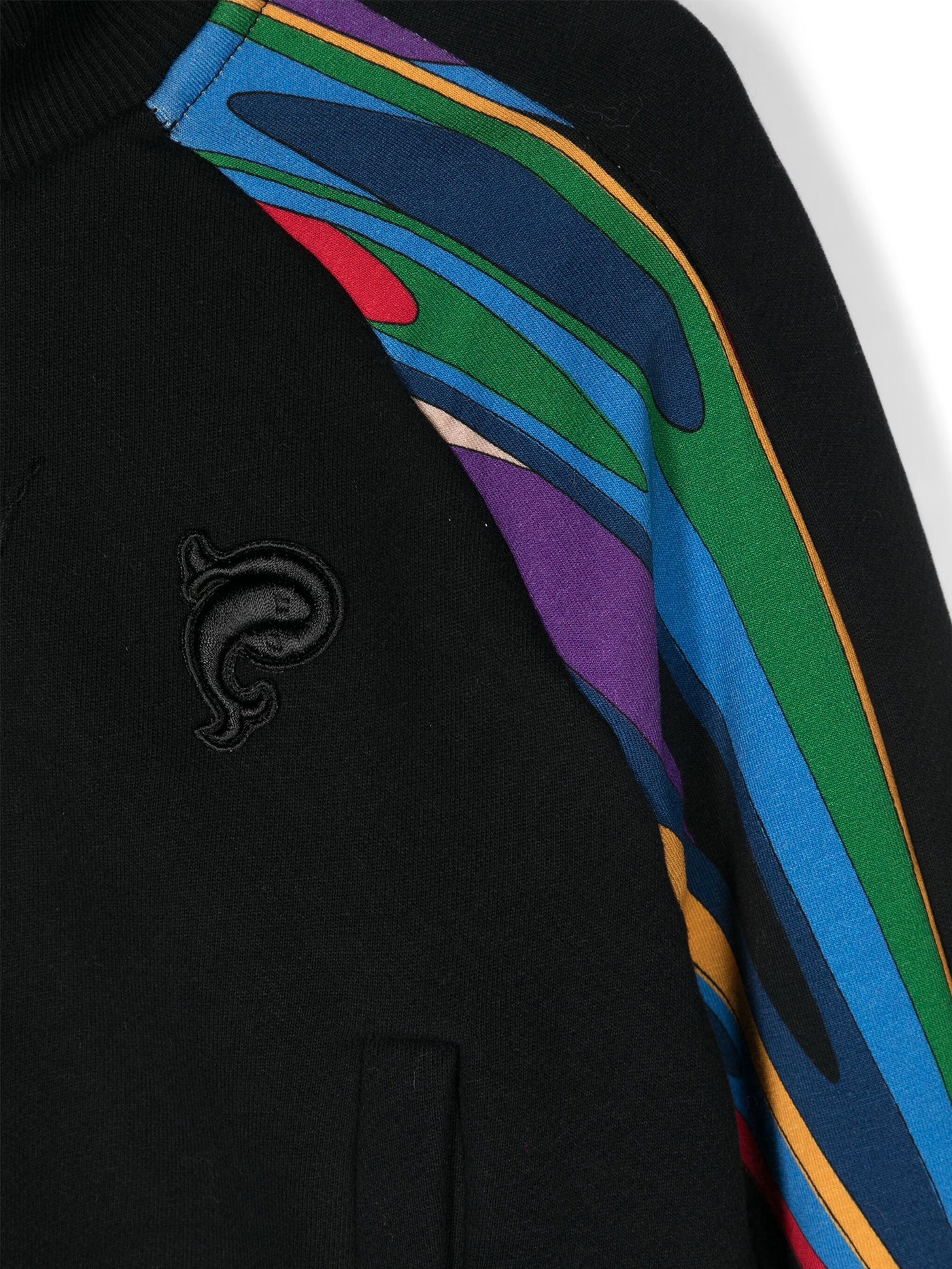 Sweatshirt in black cotton - Image 3