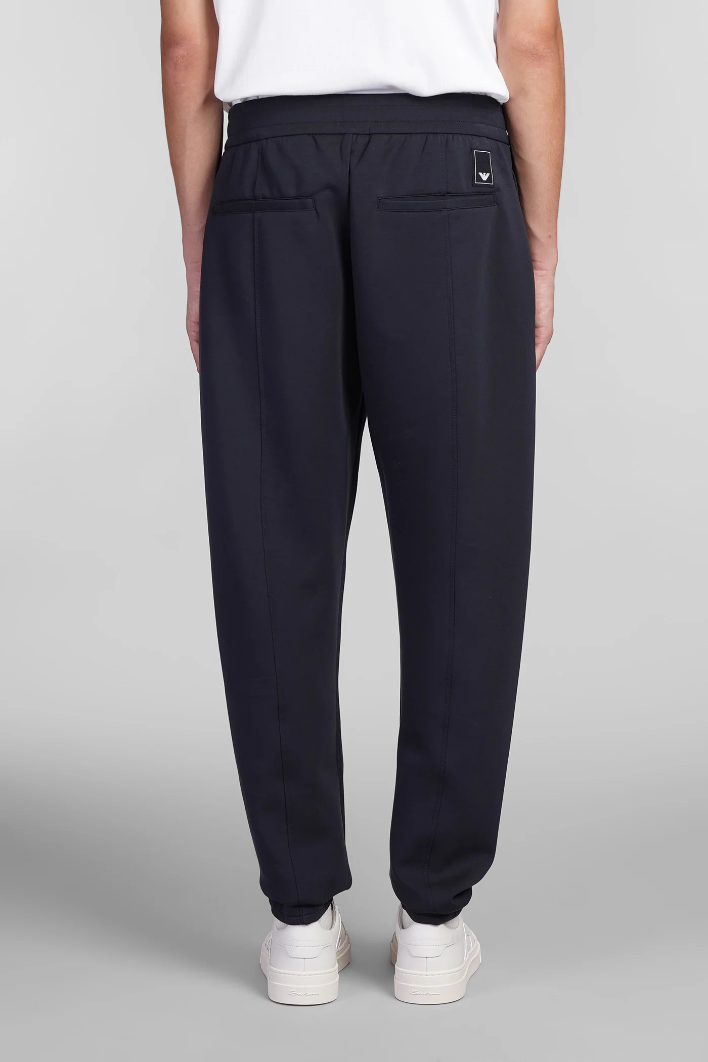 Pants in blue polyester - Image 3
