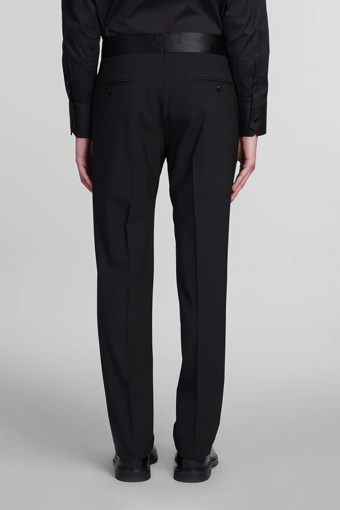 Suit in black wool - Image 5