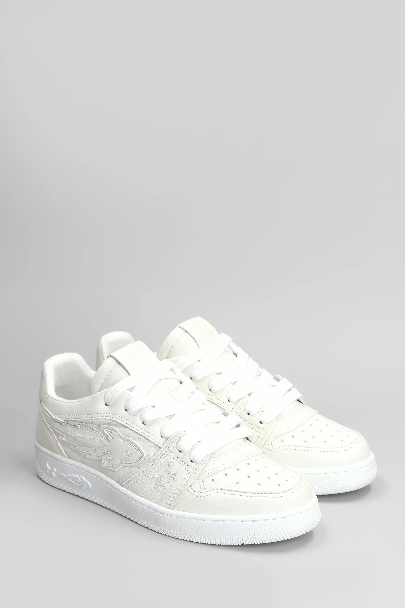 Egg Rocket Sneakers in white leather - Image 2