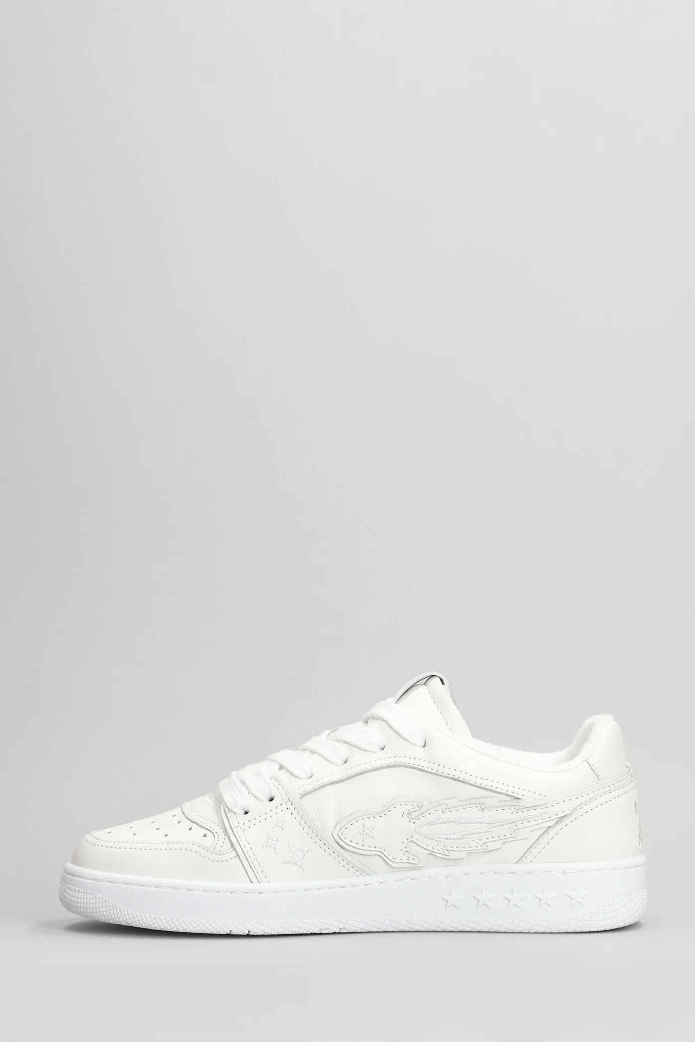 Egg Rocket Sneakers in white leather - Image 3