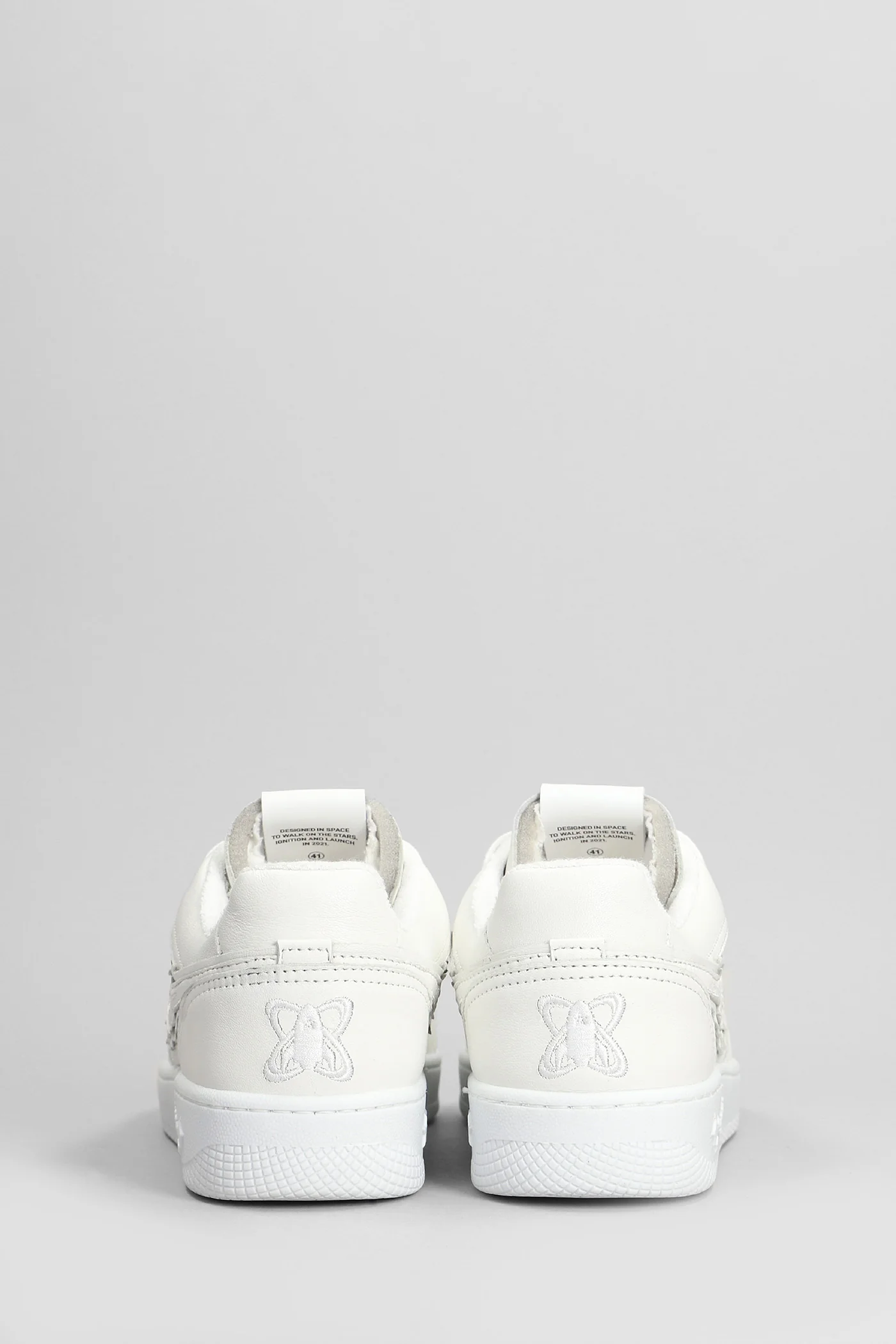 Egg Rocket Sneakers in white leather - Image 4