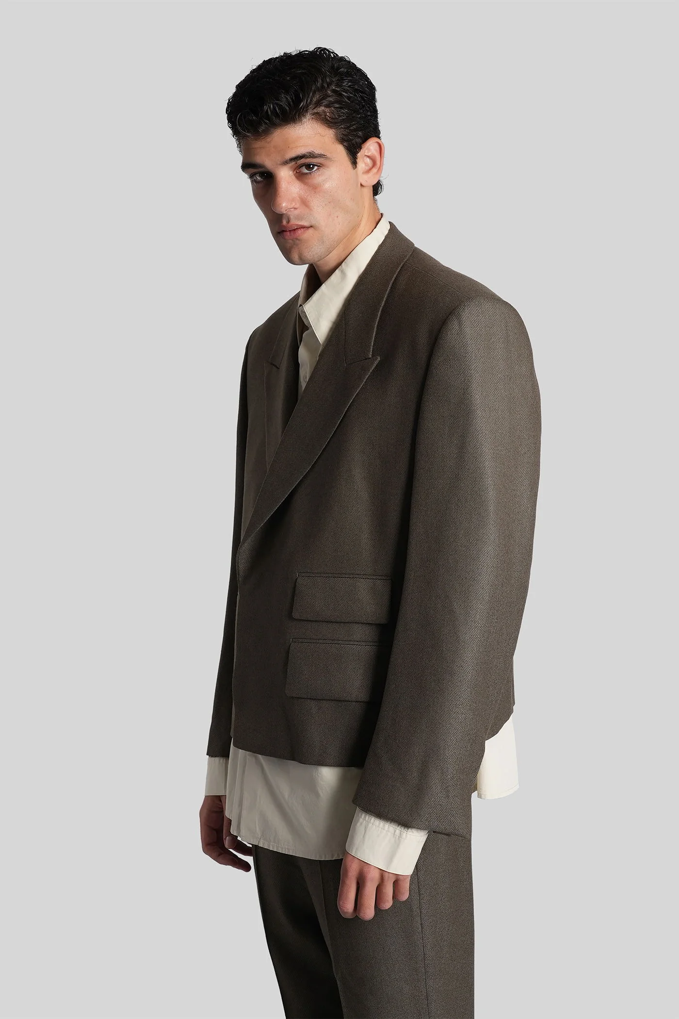 Book blazer Blazer in green wool - Image 4