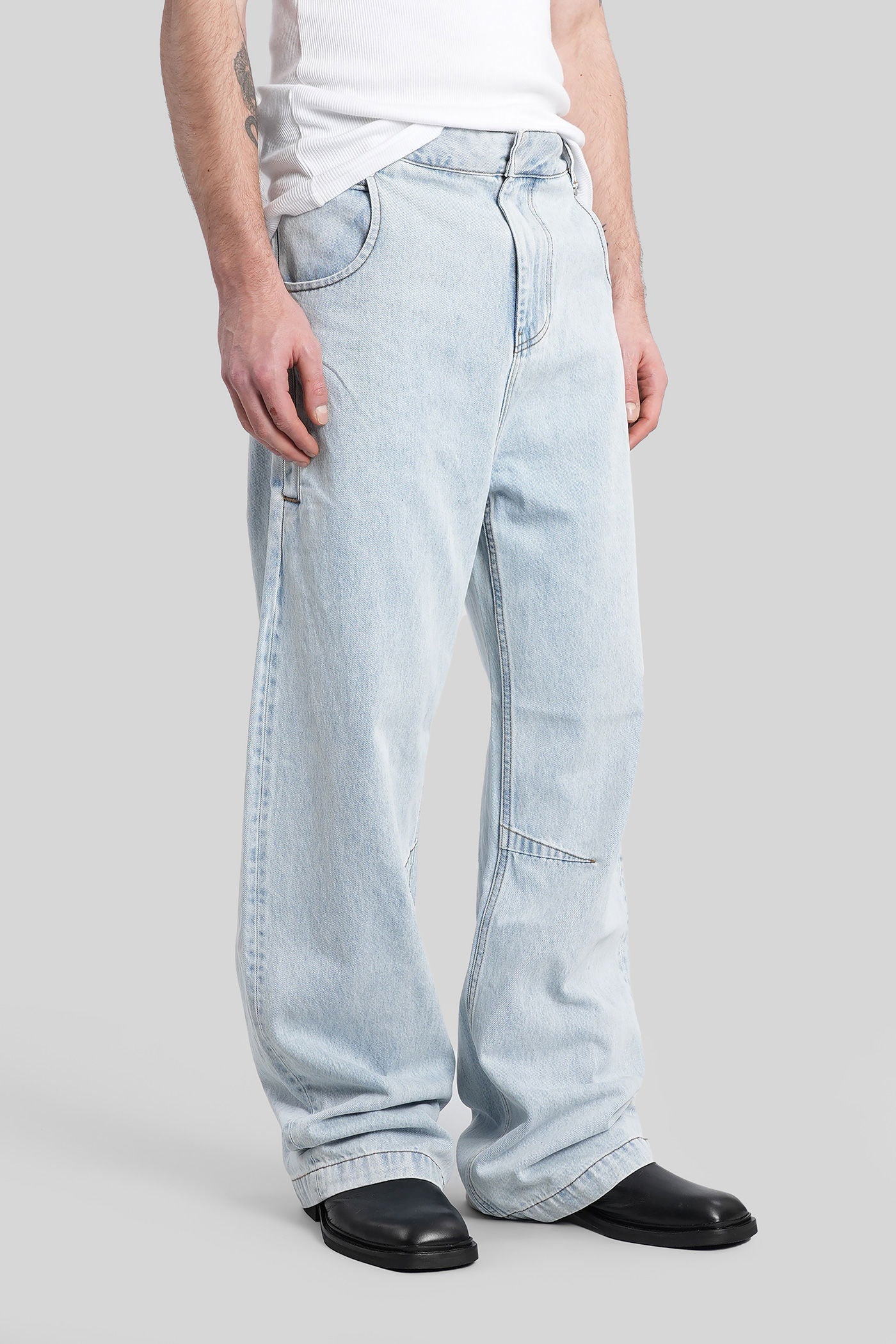 Jeans in blue cotton - Image 4