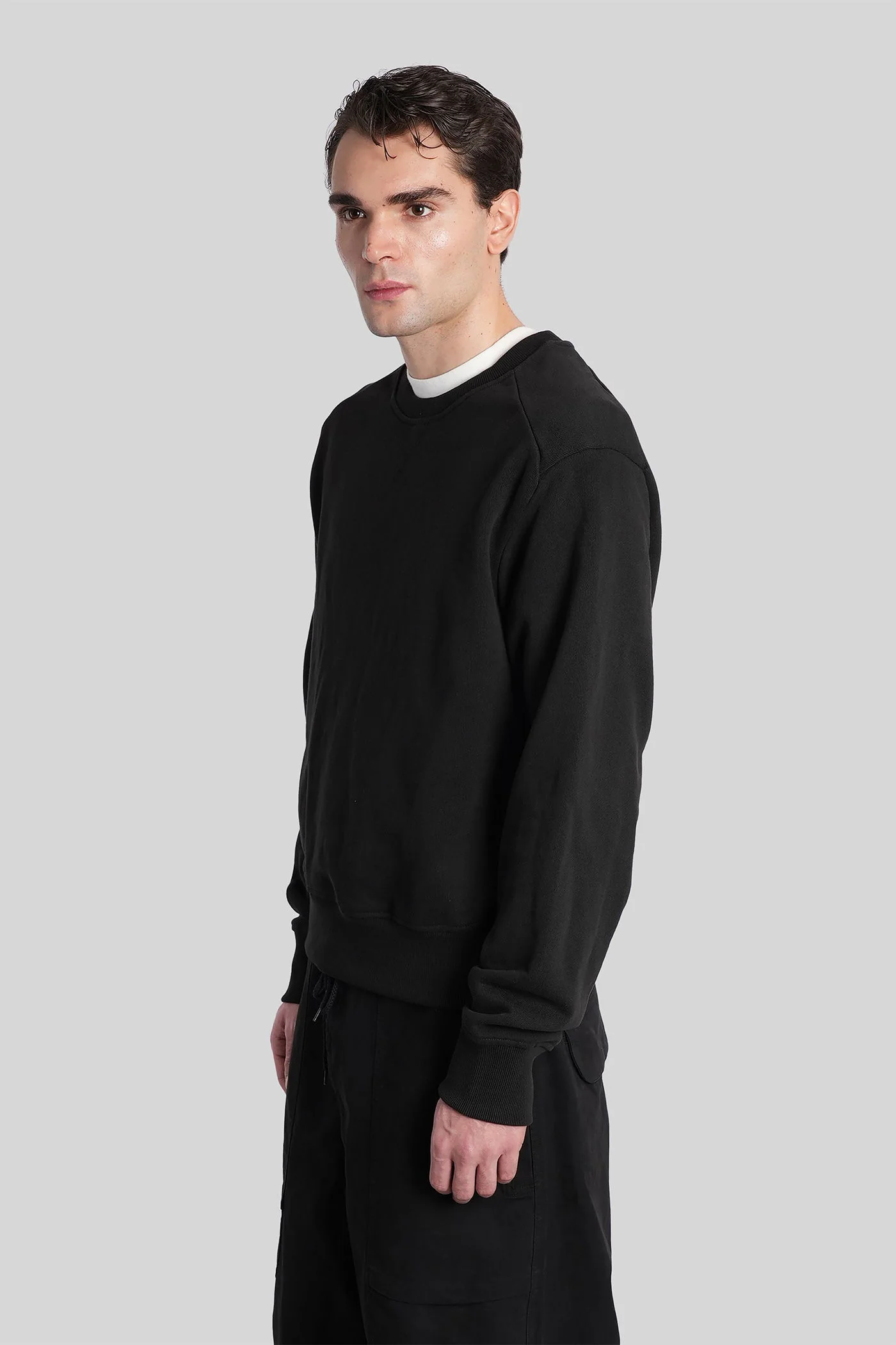 Sweatshirt in black cotton - Image 4