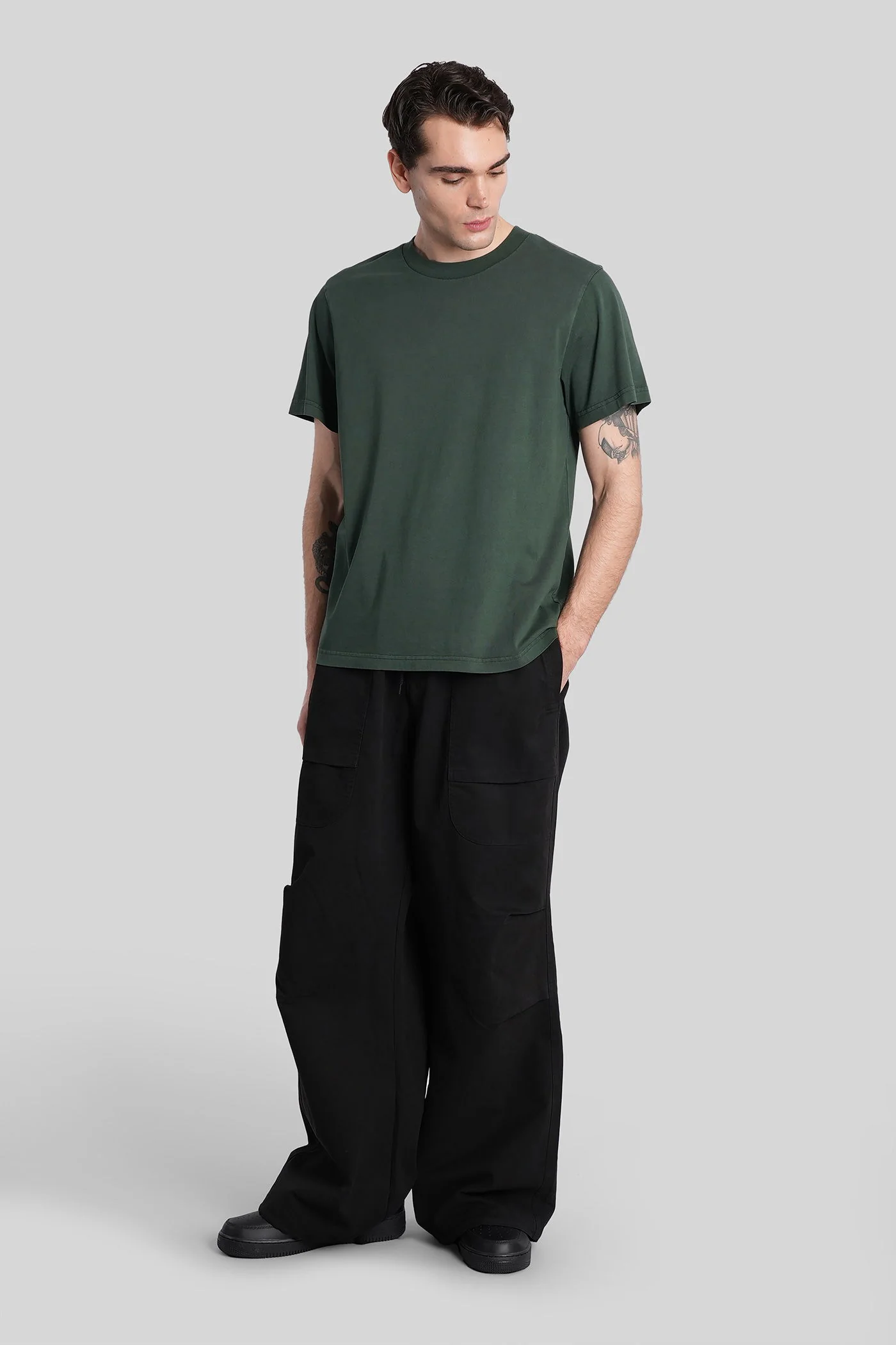 T-Shirt in green cotton - Image 2