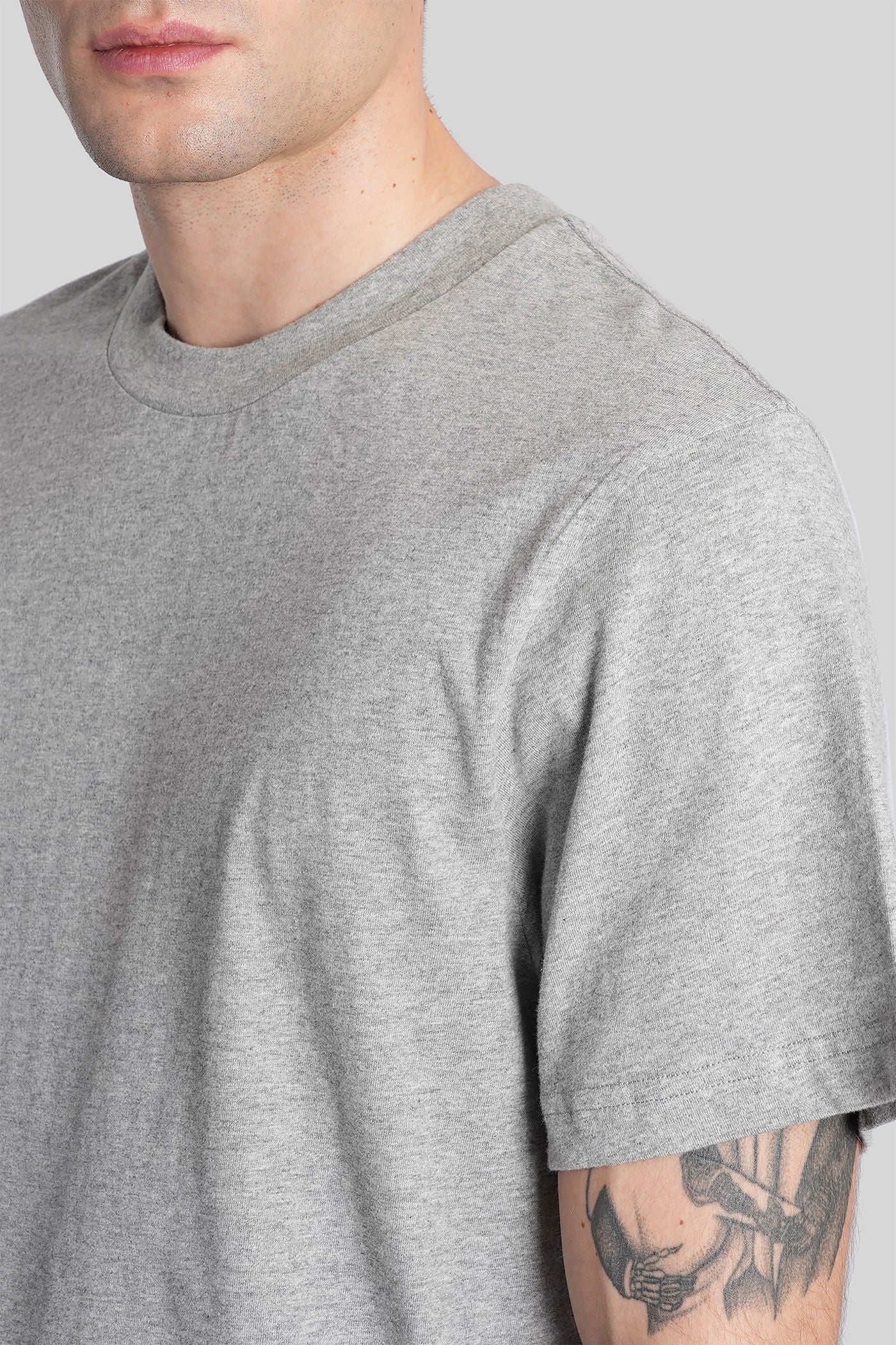 T-Shirt in grey cotton - Image 5